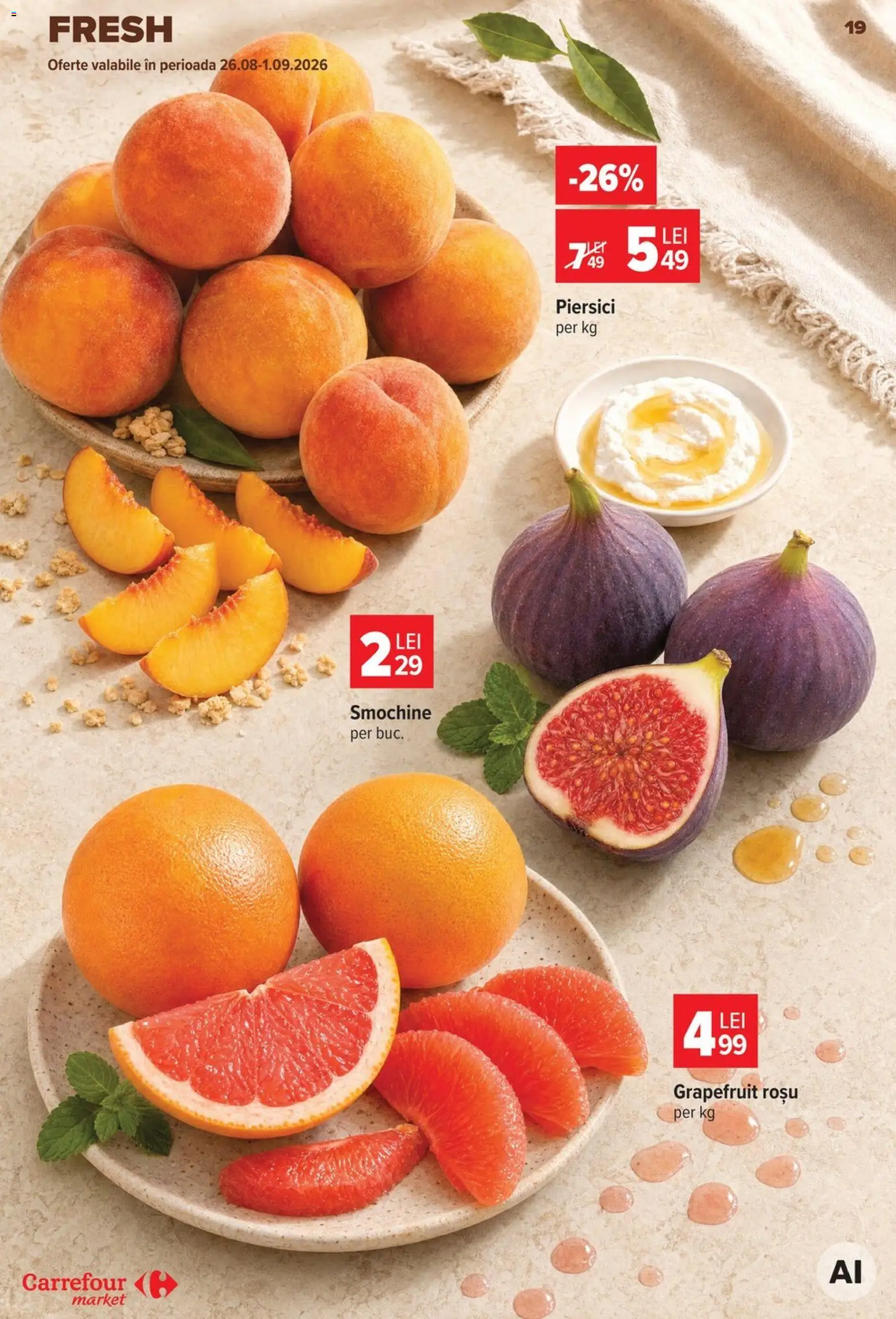 Catalog Carrefour 26 August - 7 Septembrie 2026 | Pagina 19 | Produse: Grapefruit, Piersici