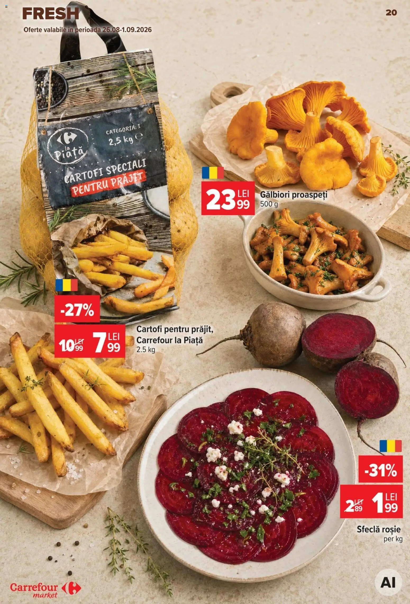 Catalog Carrefour 26 August - 7 Septembrie 2026 | Pagina 20 | Produse: Cartofi, Sfeclă