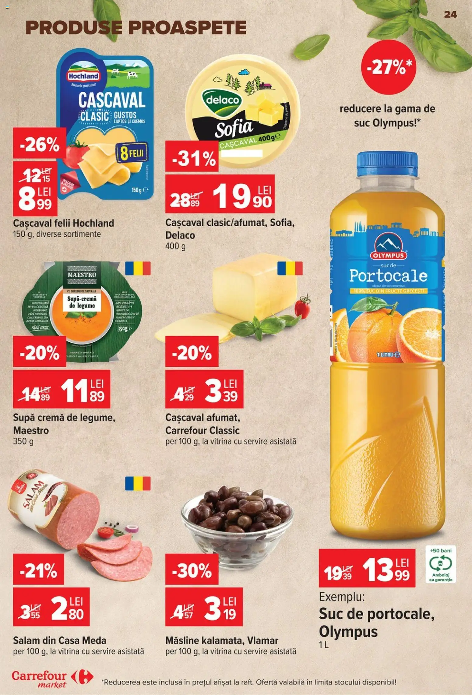 Catalog Carrefour 26 August - 7 Septembrie 2026 | Pagina 24 | Produse: Carrefour Classic, Delaco, Cremă, Salam
