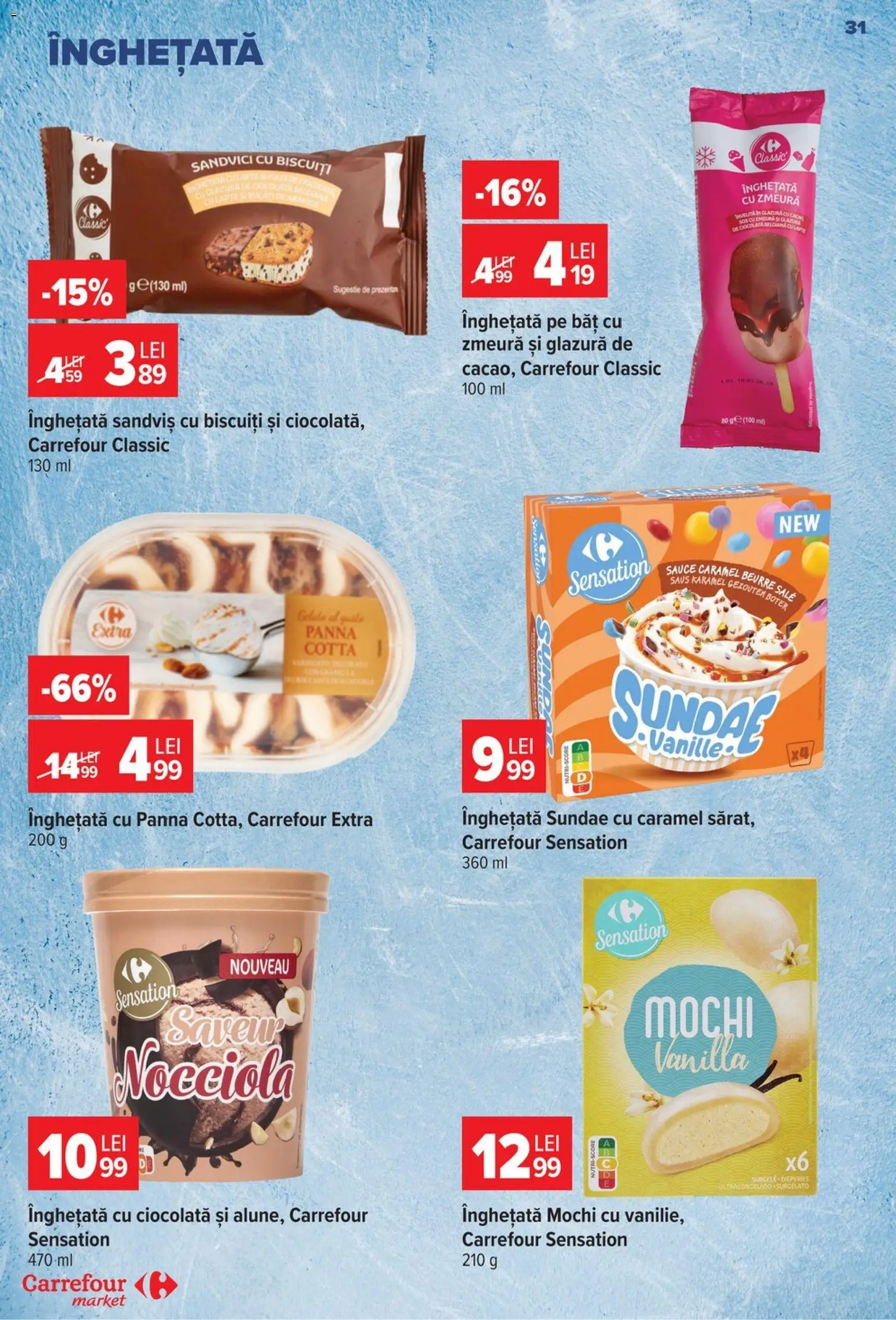 Catalog Carrefour 26 August - 7 Septembrie 2026 | Pagina 31 | Produse: Zmeură, Carrefour Classic, Sandviș, Ciocolată
