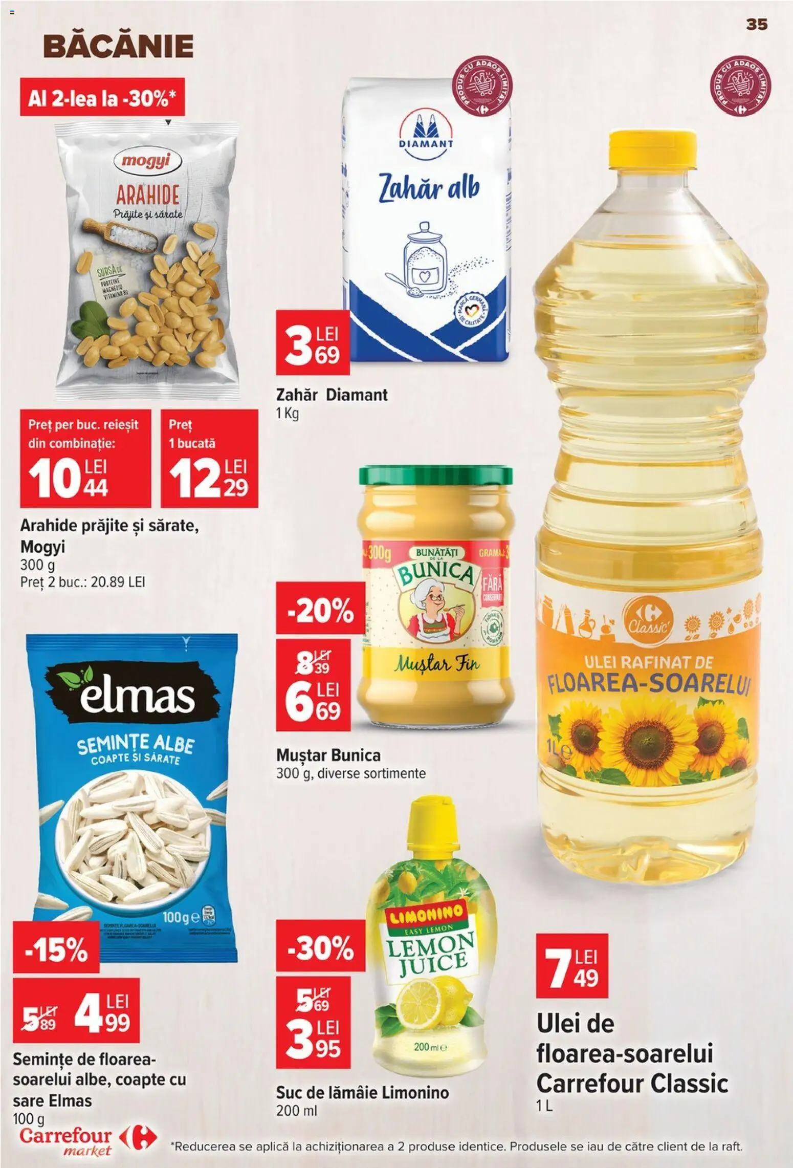 Catalog Carrefour 26 August - 7 Septembrie 2026 | Pagina 35 | Produse: Proteine, Suc de lamaie, Ulei, Zahăr