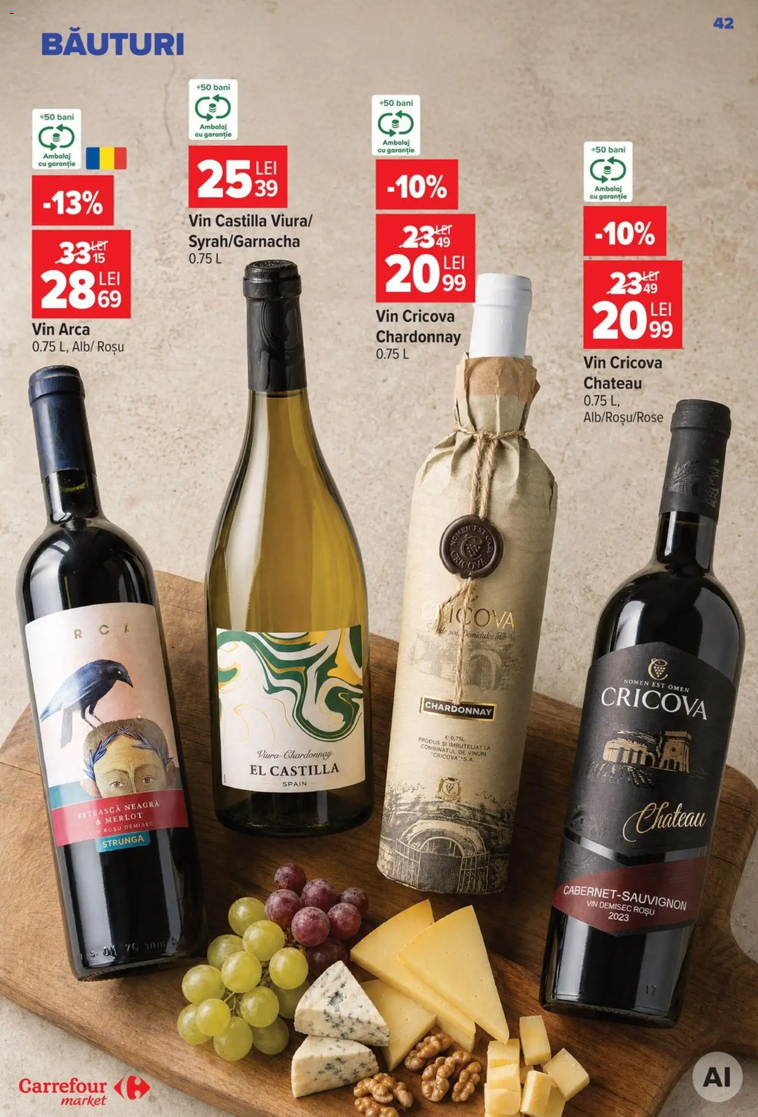 Catalog Carrefour 26 August - 7 Septembrie 2026 | Pagina 42 | Produse: Vin