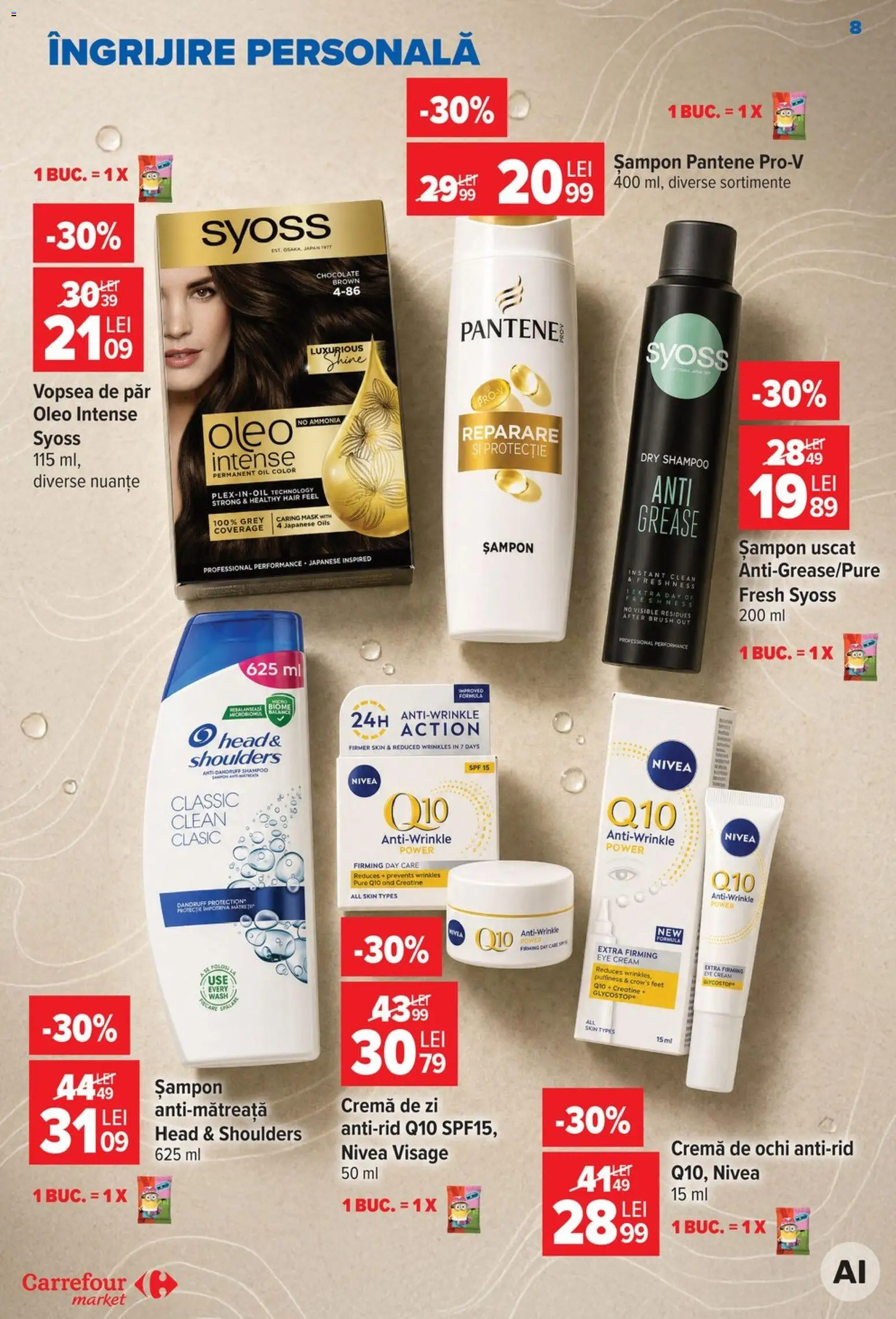 Catalog Carrefour 26 August - 7 Septembrie 2026 | Pagina 8 | Produse: Syoss, Nivea, Vopsea, Cremă