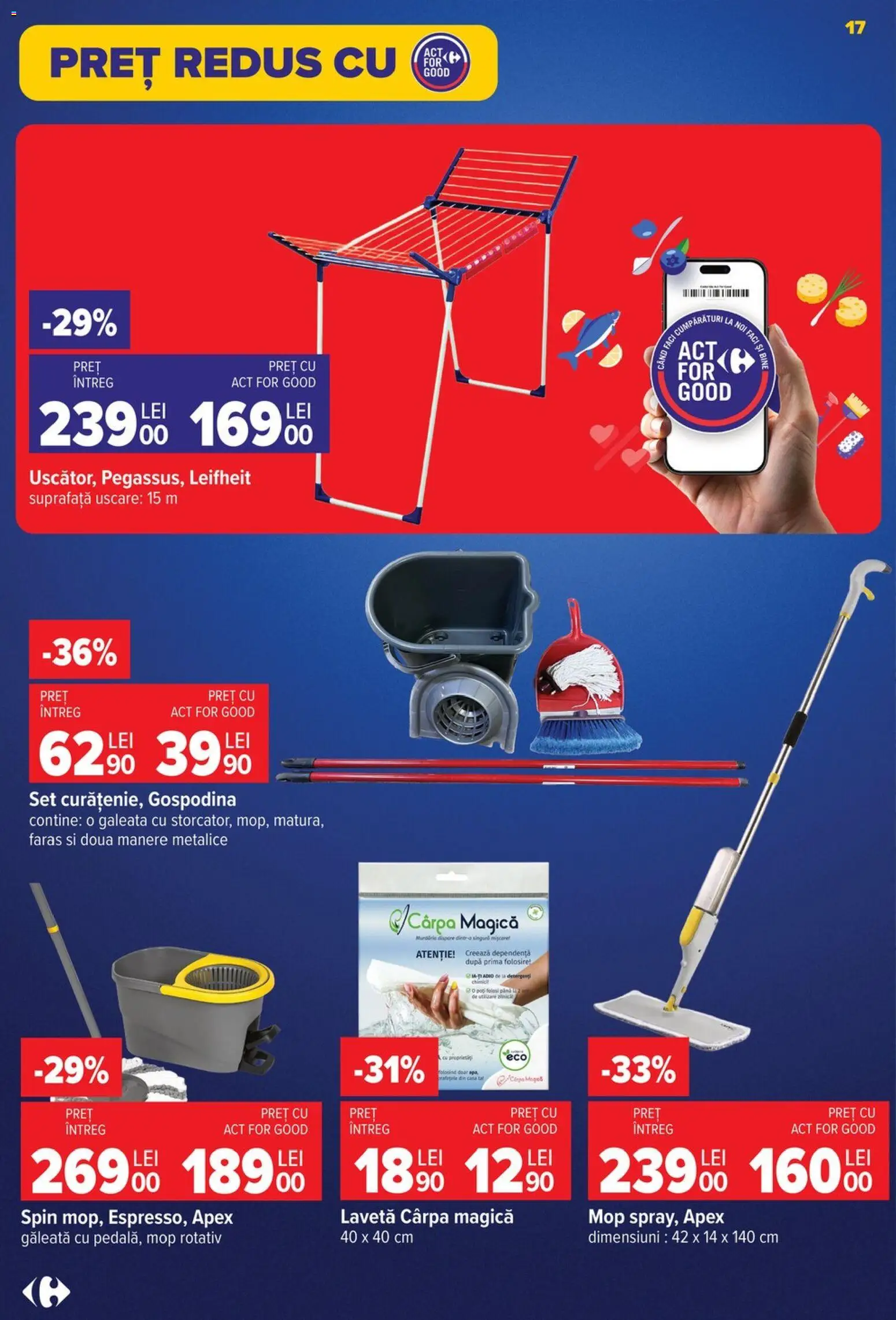 Catalog Carrefour 26 August - 7 Septembrie 2026 | Pagina 18 | Produse: Mânere, Mop, Faras