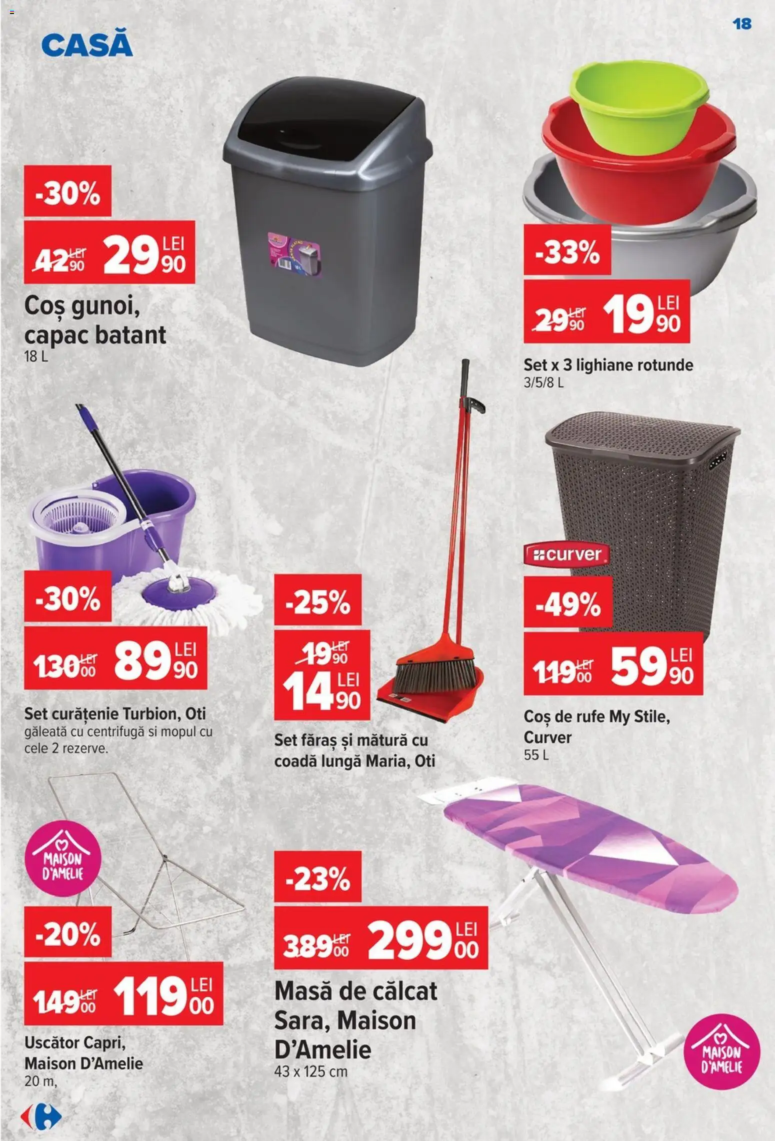 Catalog Carrefour 26 August - 7 Septembrie 2026 | Pagina 19 | Produse: Coș, Coș De Rufe, Faras, Oti