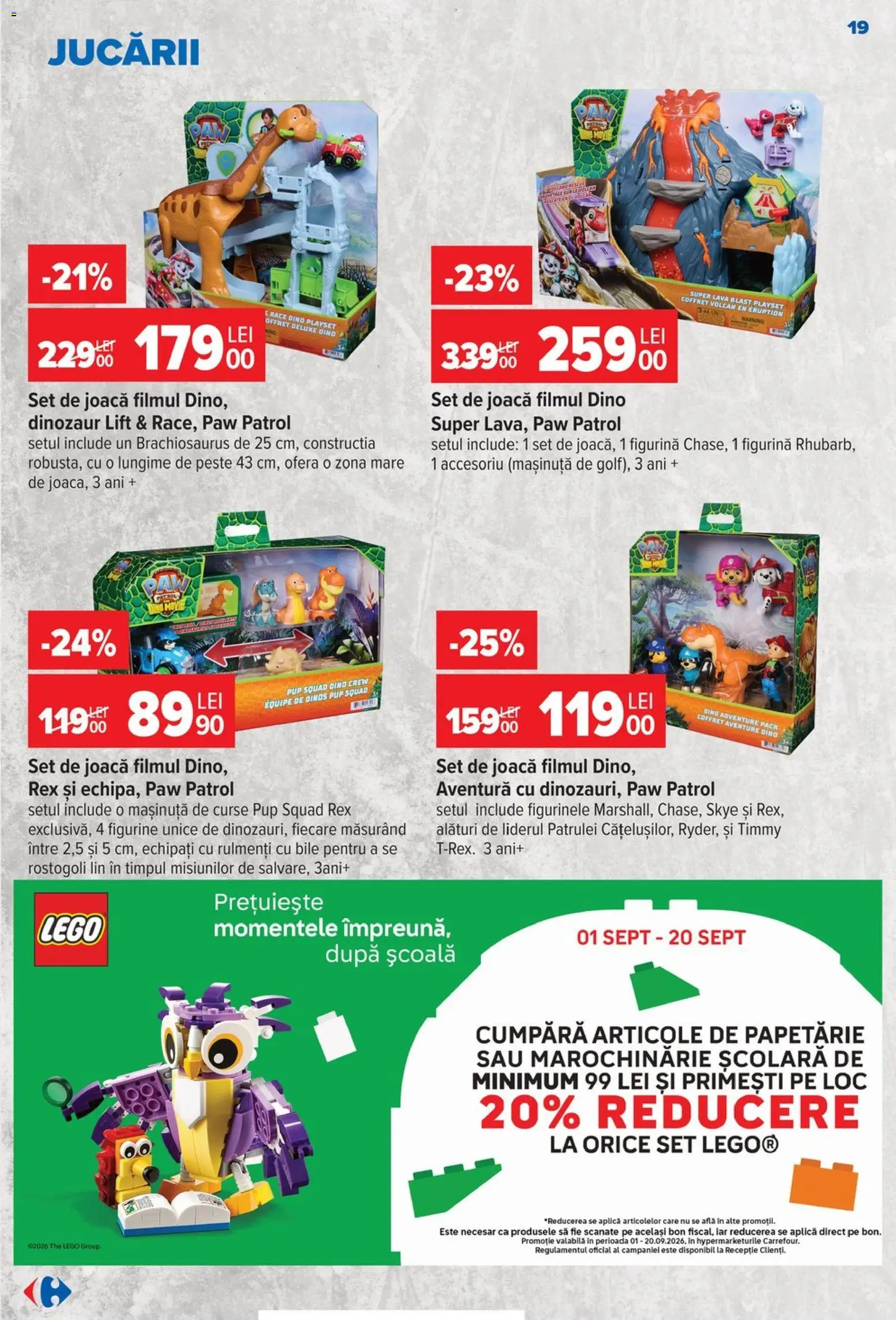Catalog Carrefour 26 August - 7 Septembrie 2026 | Pagina 20 | Produse: LEGO, Aplică, Pește, Deluxe