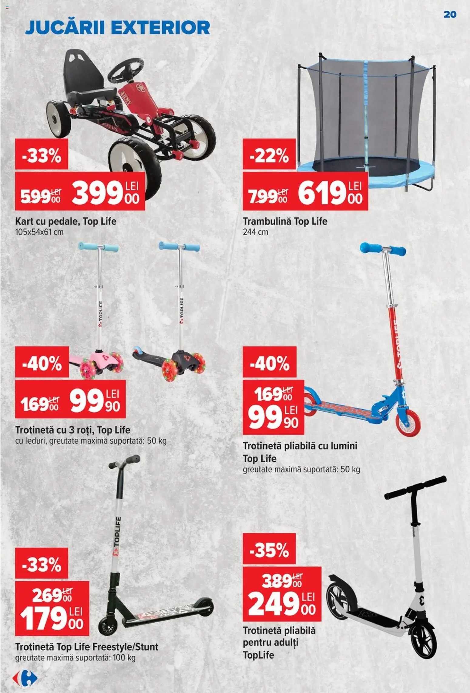 Catalog Carrefour 26 August - 7 Septembrie 2026 | Pagina 21 | Produse: Top, Trotinetă, Lumini
