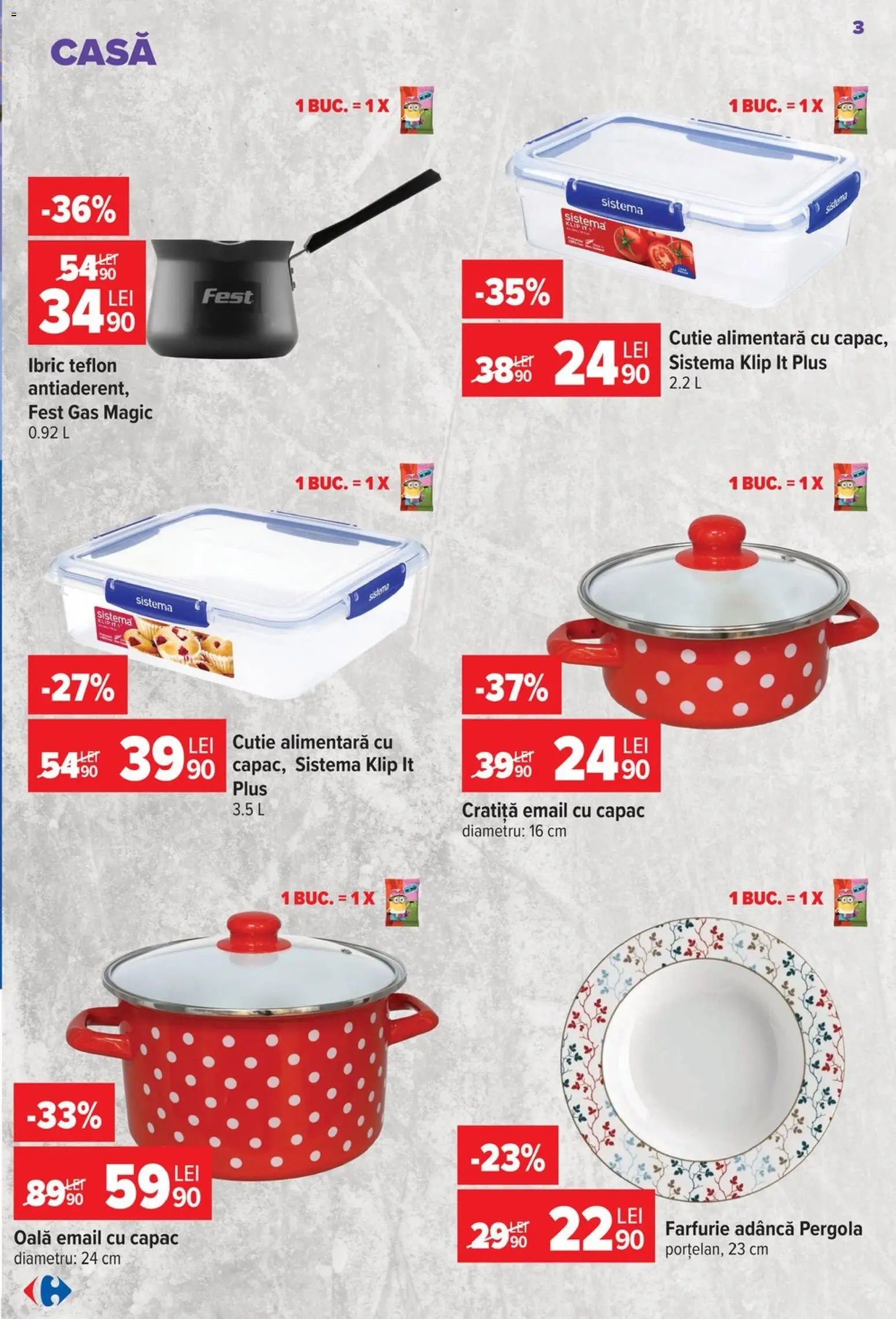 Catalog Carrefour 26 August - 7 Septembrie 2026 | Pagina 4 | Produse: Cratiță, Magic, Farfurie, Plus
