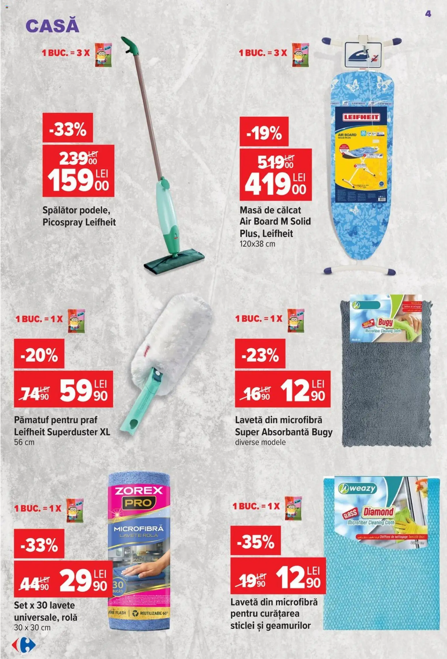 Catalog Carrefour 26 August - 7 Septembrie 2026 | Pagina 5 | Produse: Solid, Masă, Masă de călcat, Plus