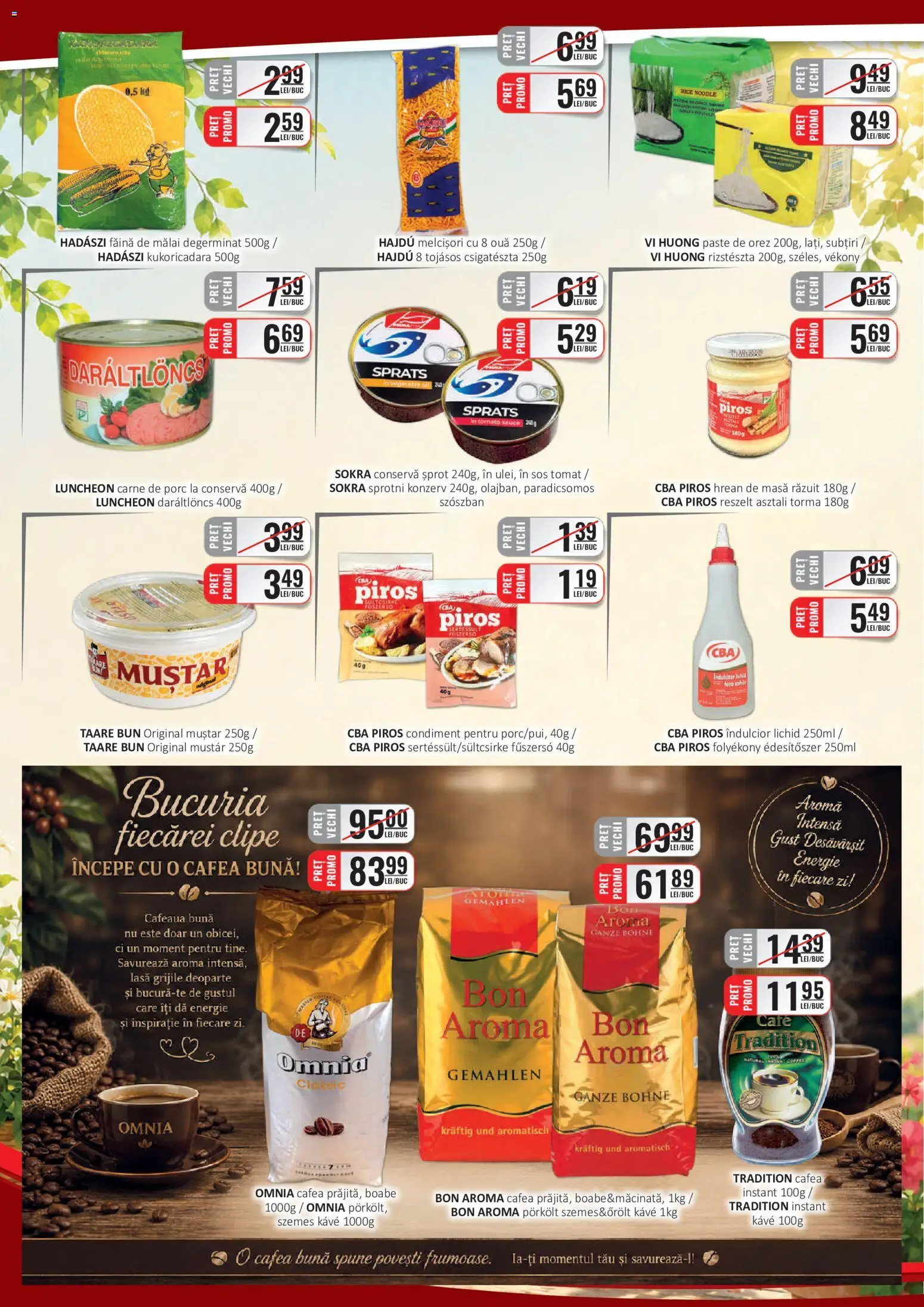 Catalog CBA 16 - 30 August 2026 | Pagina 4 | Produse: Carne De Porc, Făină, Muștar, Paste