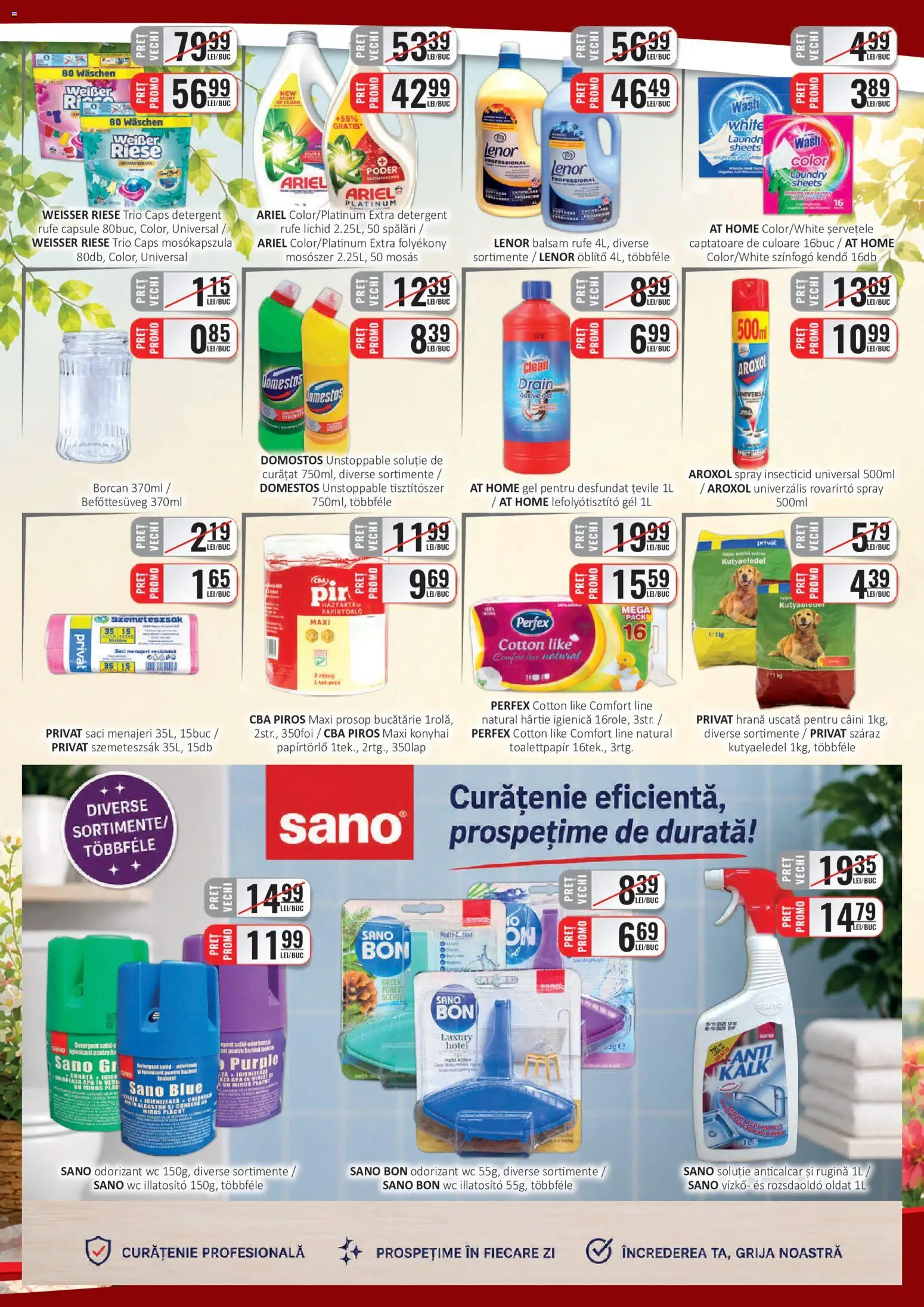 Catalog CBA 16 - 30 August 2026 | Pagina 7 | Produse: Saci menajeri, Active, Bucătărie, Borcan