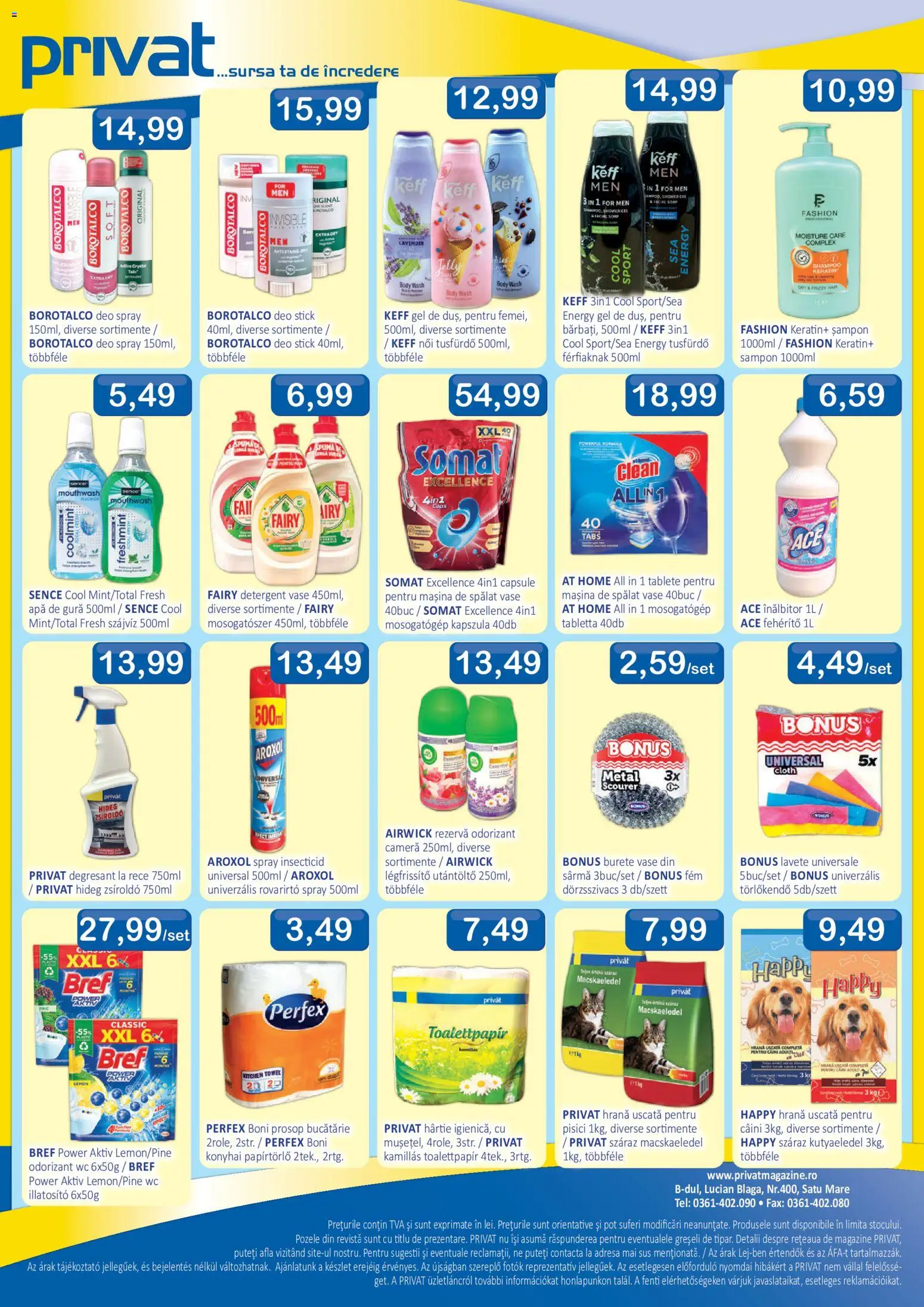 Catalog CBA 14 - 27 August 2026 | Pagina 4 | Produse: Deo spray, Bucătărie, Detergent, Spray insecticid
