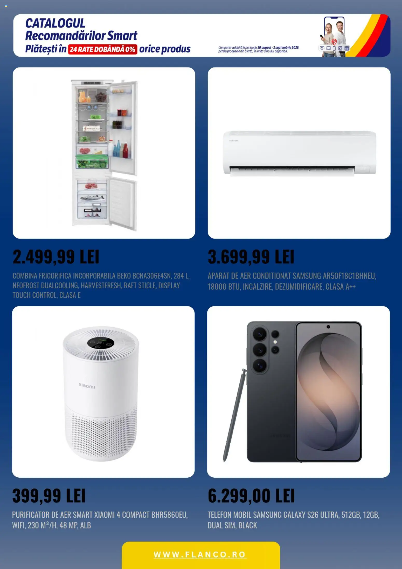 Catalog Flanco 20 August - 1 Septembrie 2026 | Pagina 4 | Produse: Aer Condiționat, Raft, Aparat, Black