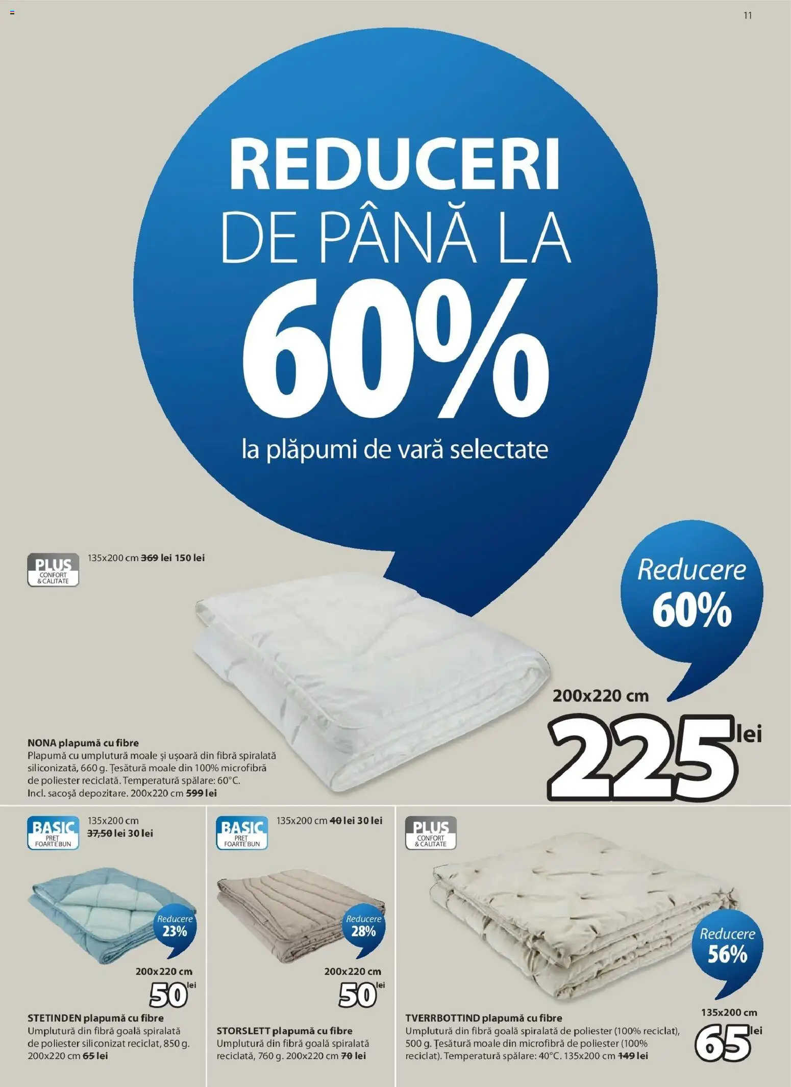 Catalog JYSK 4 - 23 August 2026 | Pagina 11 | Produse: Plapumă, Plus