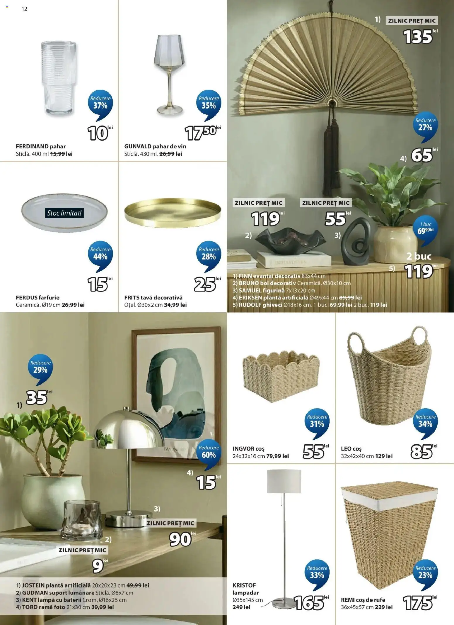 Catalog JYSK 4 - 23 August 2026 | Pagina 12 | Produse: Ventilator, Coș, Coș De Rufe, Ramă foto