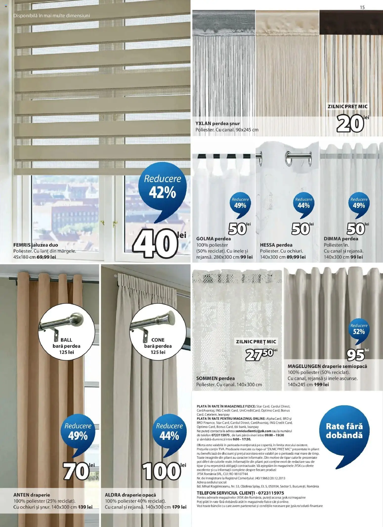 Catalog JYSK 4 - 23 August 2026 | Pagina 15 | Produse: Telefon, Alpha, Perdea
