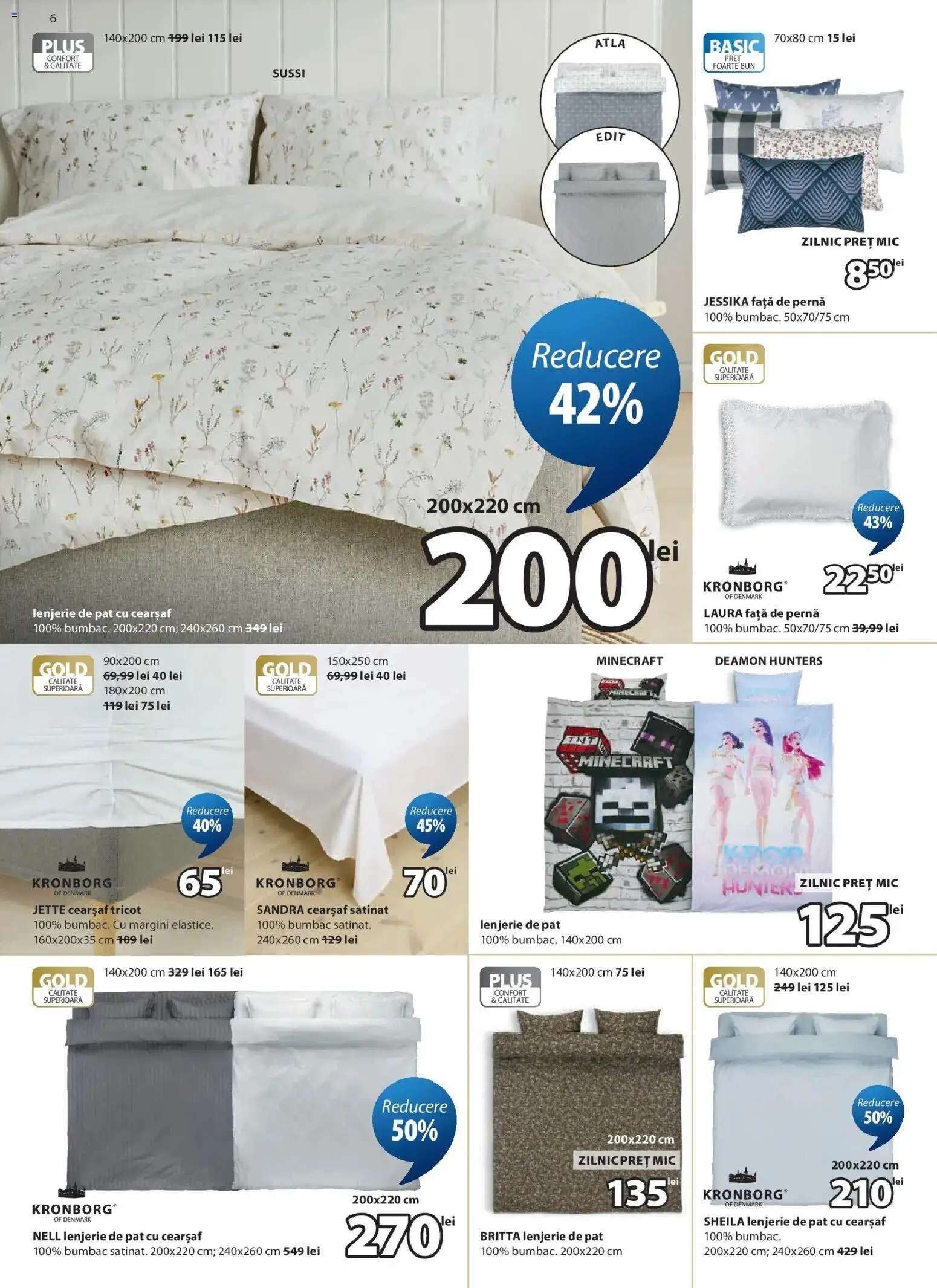 Catalog JYSK 4 - 23 August 2026 | Pagina 6 | Produse: Pat, Lenjerie de pat, Pernă, Față de pernă