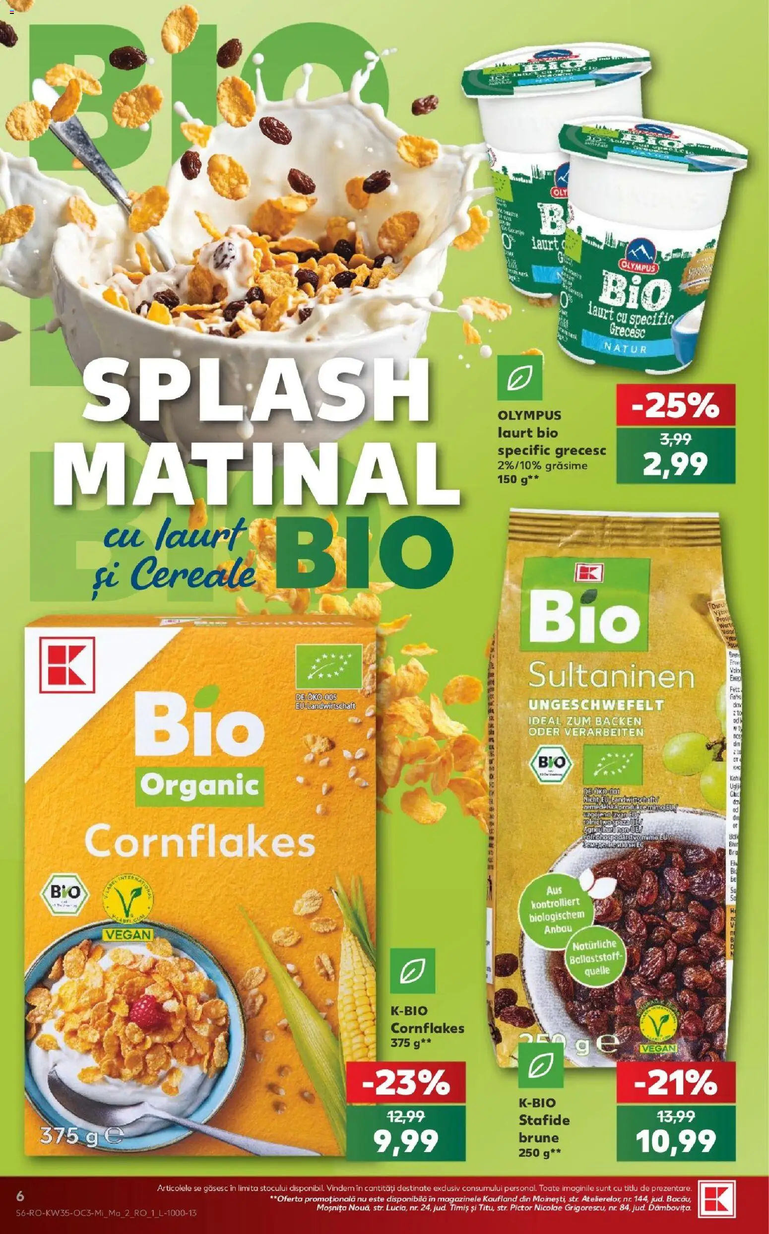 Catalog Kaufland 26 - 31 August 2026 | Pagina 6 | Produse: Bio, Cereale, Stafide