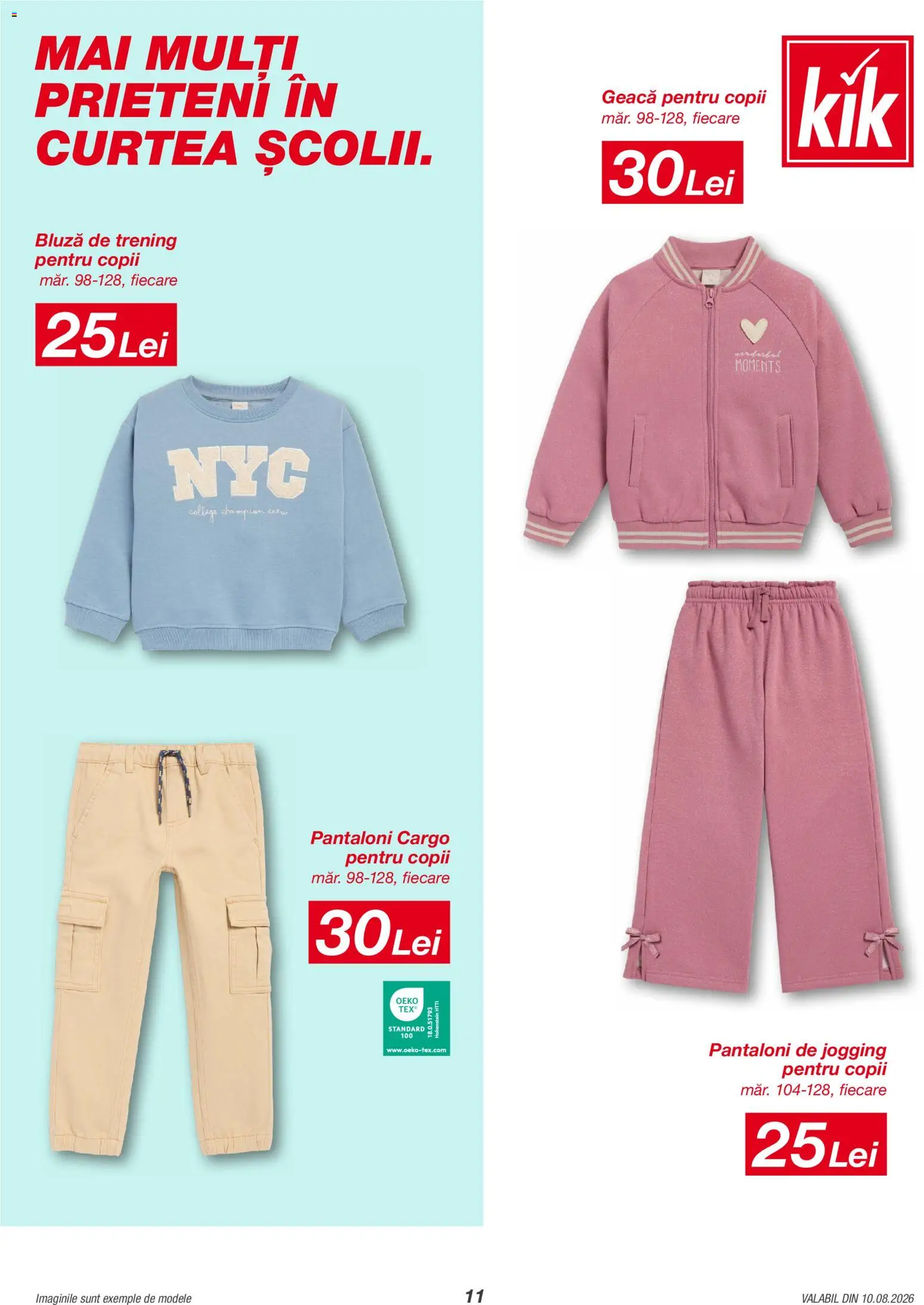 Catalog Kik 10 August - 5 Septembrie 2026 | Pagina 11 | Produse: Trening, Bluză, Pantaloni, Tex