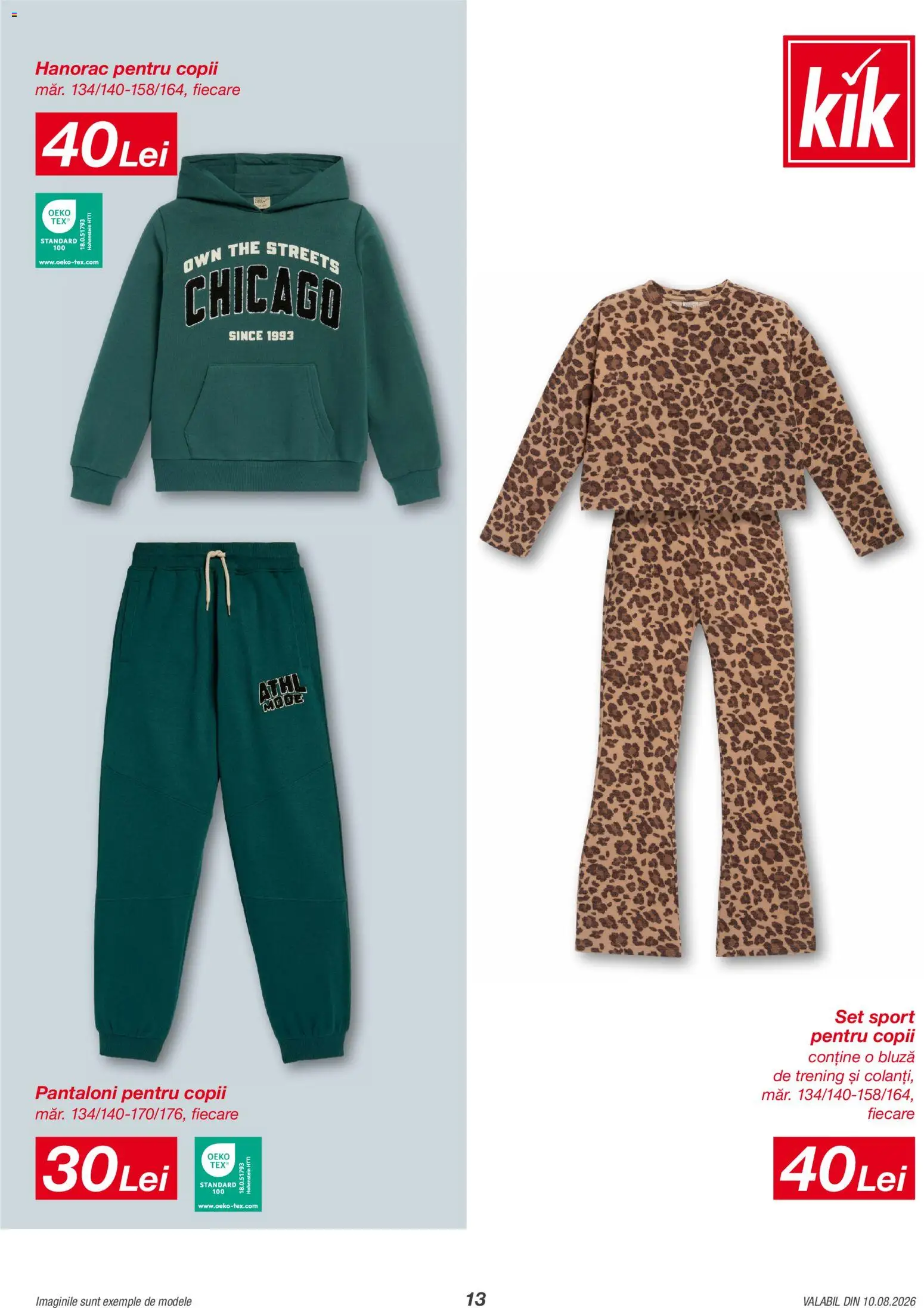 Catalog Kik 10 August - 5 Septembrie 2026 | Pagina 13 | Produse: Sport, Bluză, Pantaloni, Hanorac