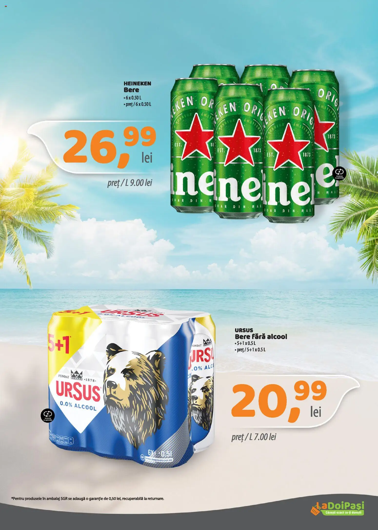 Catalog LaDoiPași 16 - 30 August 2026 | Pagina 10 | Produse: Ursus, Bere fara alcool, Bere