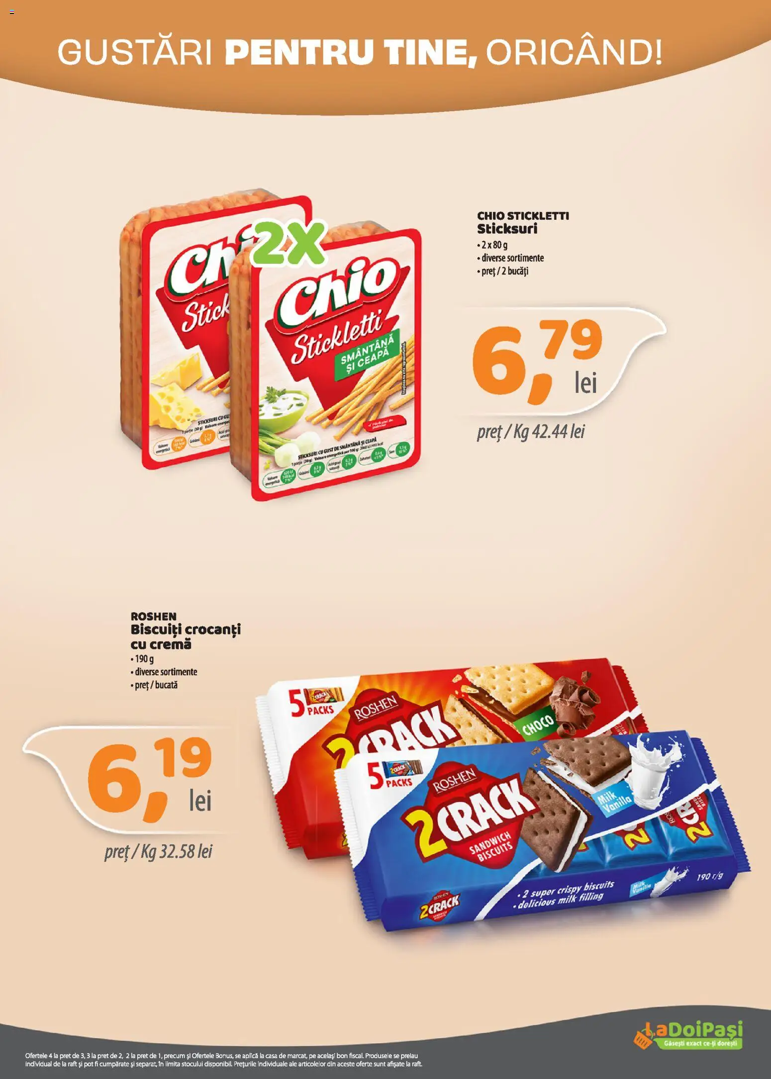 Catalog LaDoiPași 16 - 30 August 2026 | Pagina 6 | Produse: Raft, Sticksuri, Cremă, Smântână