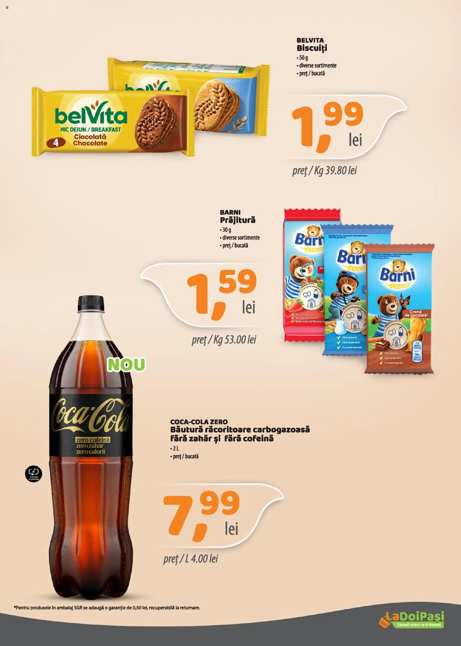 Catalog LaDoiPași 16 - 30 August 2026 | Pagina 7 | Produse: Bautura racoritoare, Ciocolată, Biscuiți, Zahăr