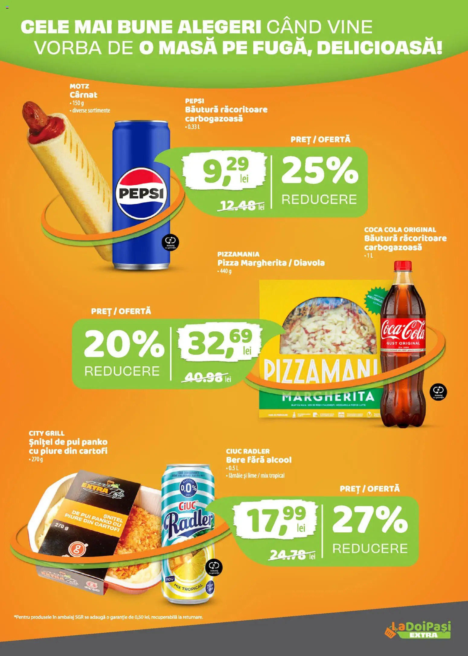 Catalog LaDoiPași 16 - 30 August 2026 | Pagina 4 | Produse: Cola, Coca cola, Pizza, Cartofi
