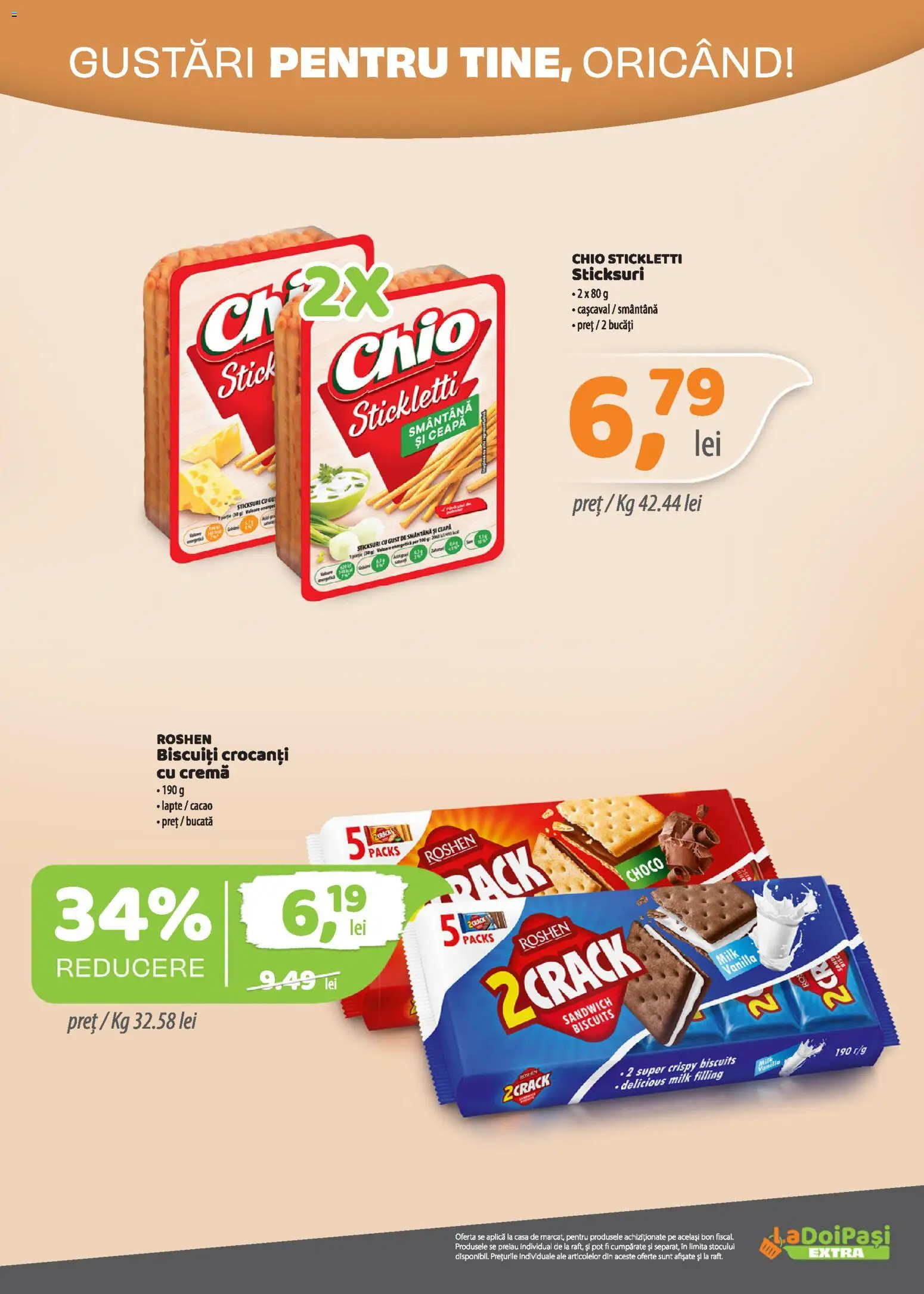 Catalog LaDoiPași 16 - 30 August 2026 | Pagina 6 | Produse: Aplică, Lapte, Cacao, Ceapă
