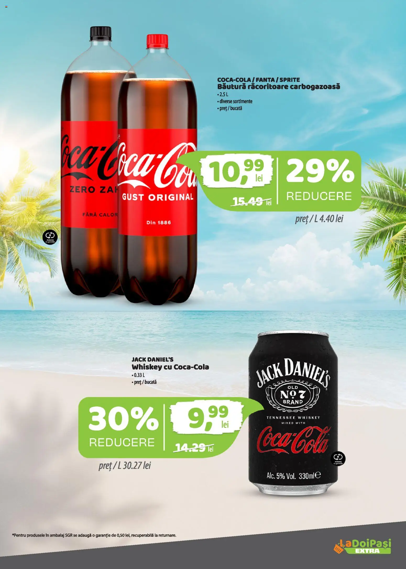 Catalog LaDoiPași 16 - 30 August 2026 | Pagina 9 | Produse: Zero, Bautura racoritoare, Fanta, Whiskey