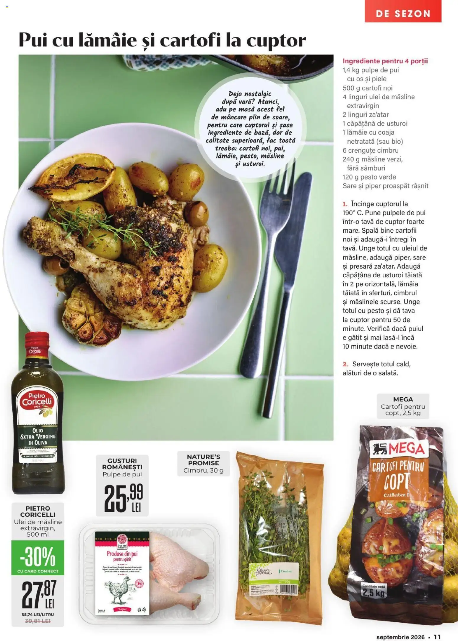 Catalog Mega Image 27 August - 28 Septembrie 2026 | Pagina 11 | Produse: Bio, Sare, Piper, Lămâie