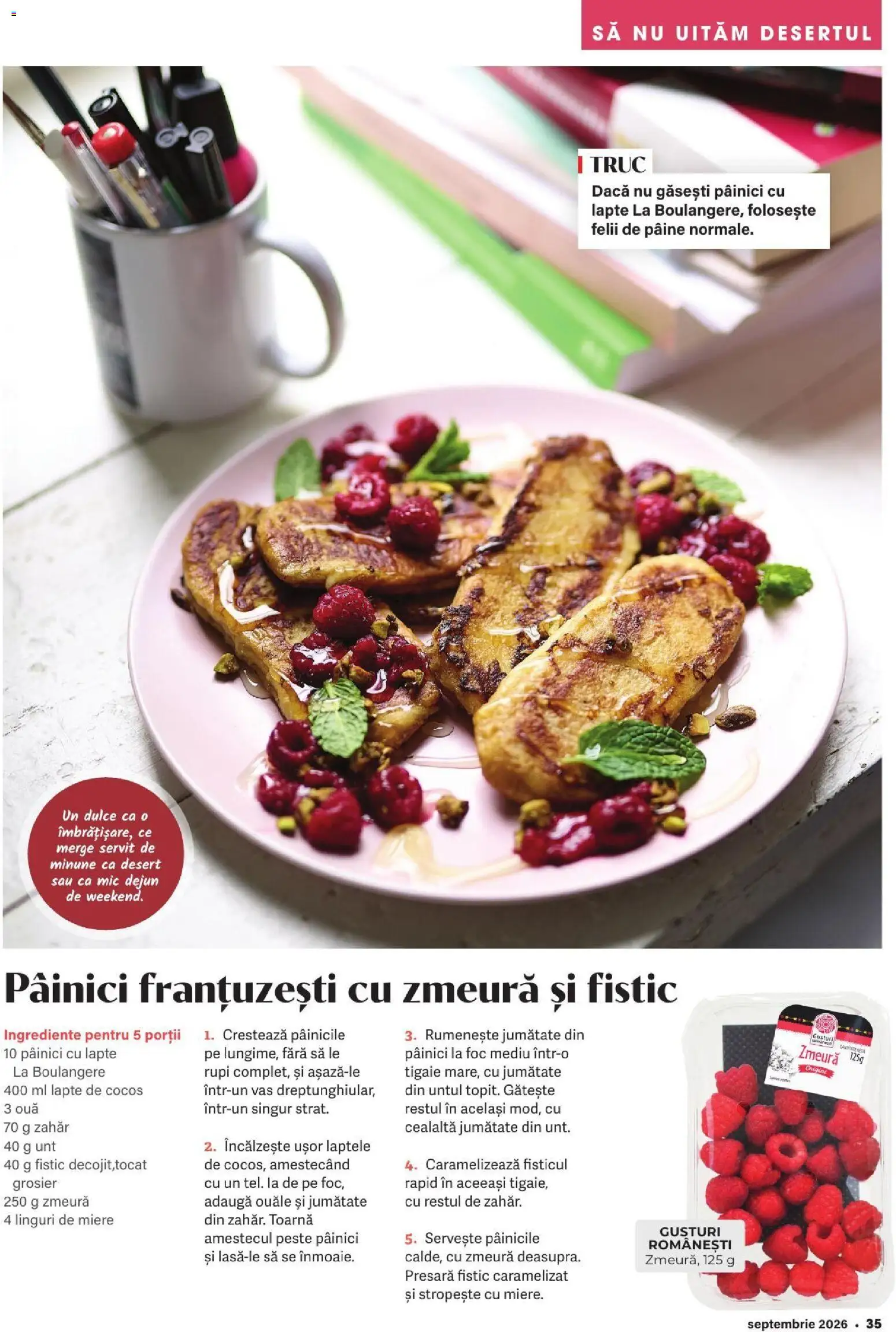 Catalog Mega Image 27 August - 28 Septembrie 2026 | Pagina 35 | Produse: Miere, Unt, Ouă, Desert