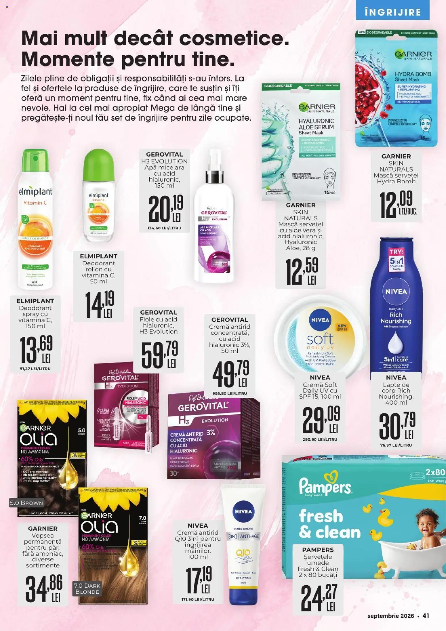 Catalog Mega Image 27 August - 28 Septembrie 2026 | Pagina 41 | Produse: Serum, Vopsea, Lapte, Deodorant