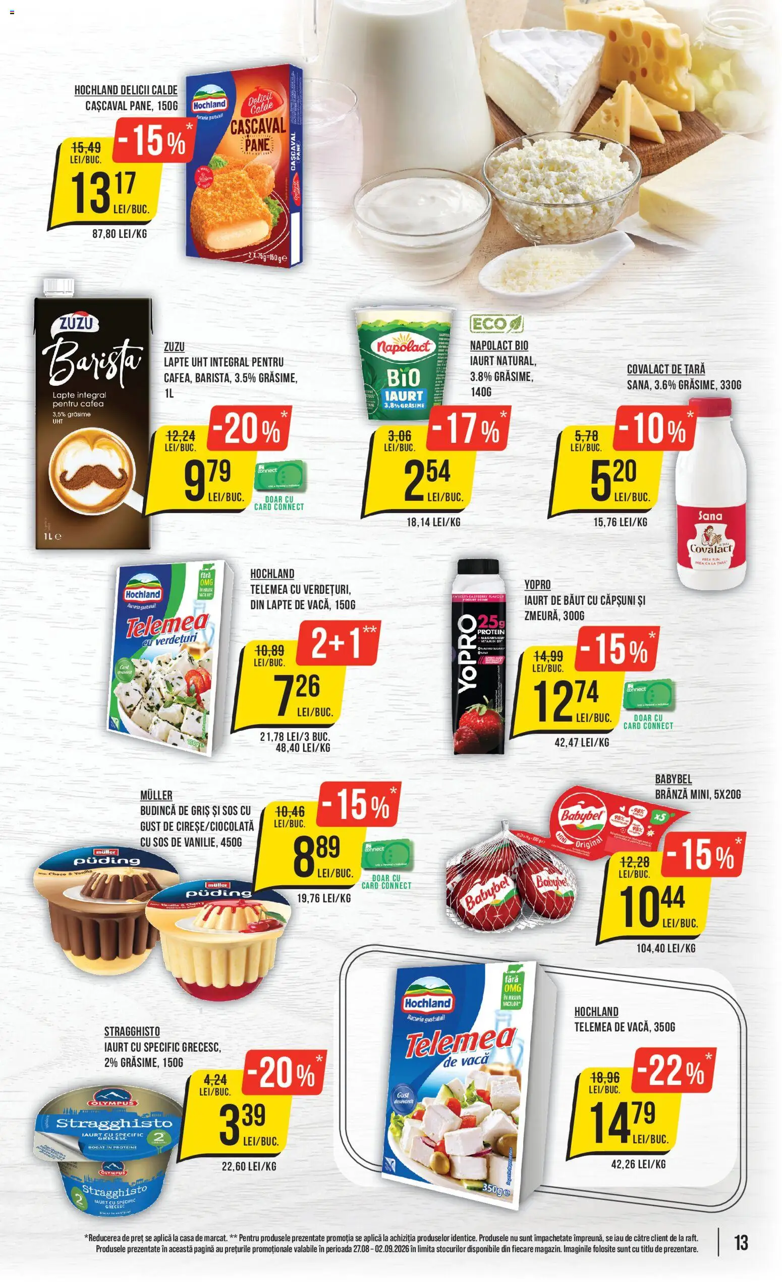 Catalog Mega Image 27 August - 1 Septembrie 2026 | Pagina 13 | Produse: Bio, Zuzu, Cașcaval, Cafea