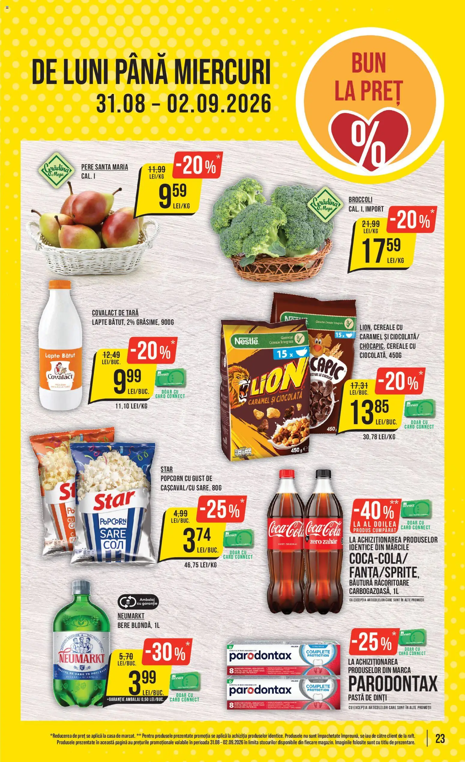 Catalog Mega Image 27 August - 1 Septembrie 2026 | Pagina 23 | Produse: Gradina, Bautura racoritoare, Bere, Sare