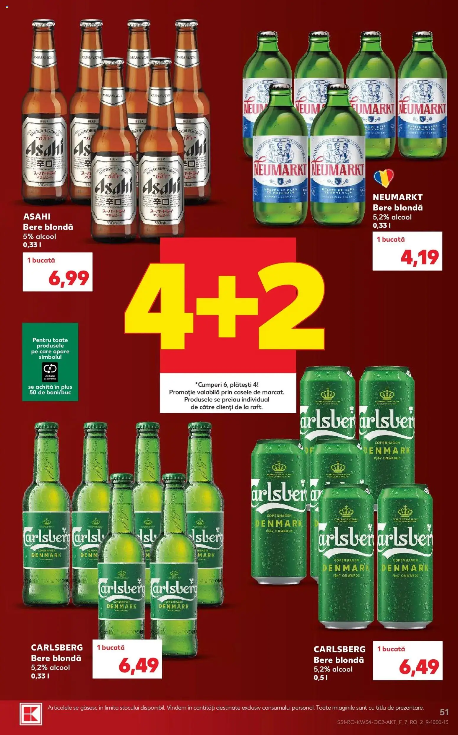 Catalog Kaufland 19 - 24 August 2026 | Pagina 51 | Produse: Raft, Bere, Plus
