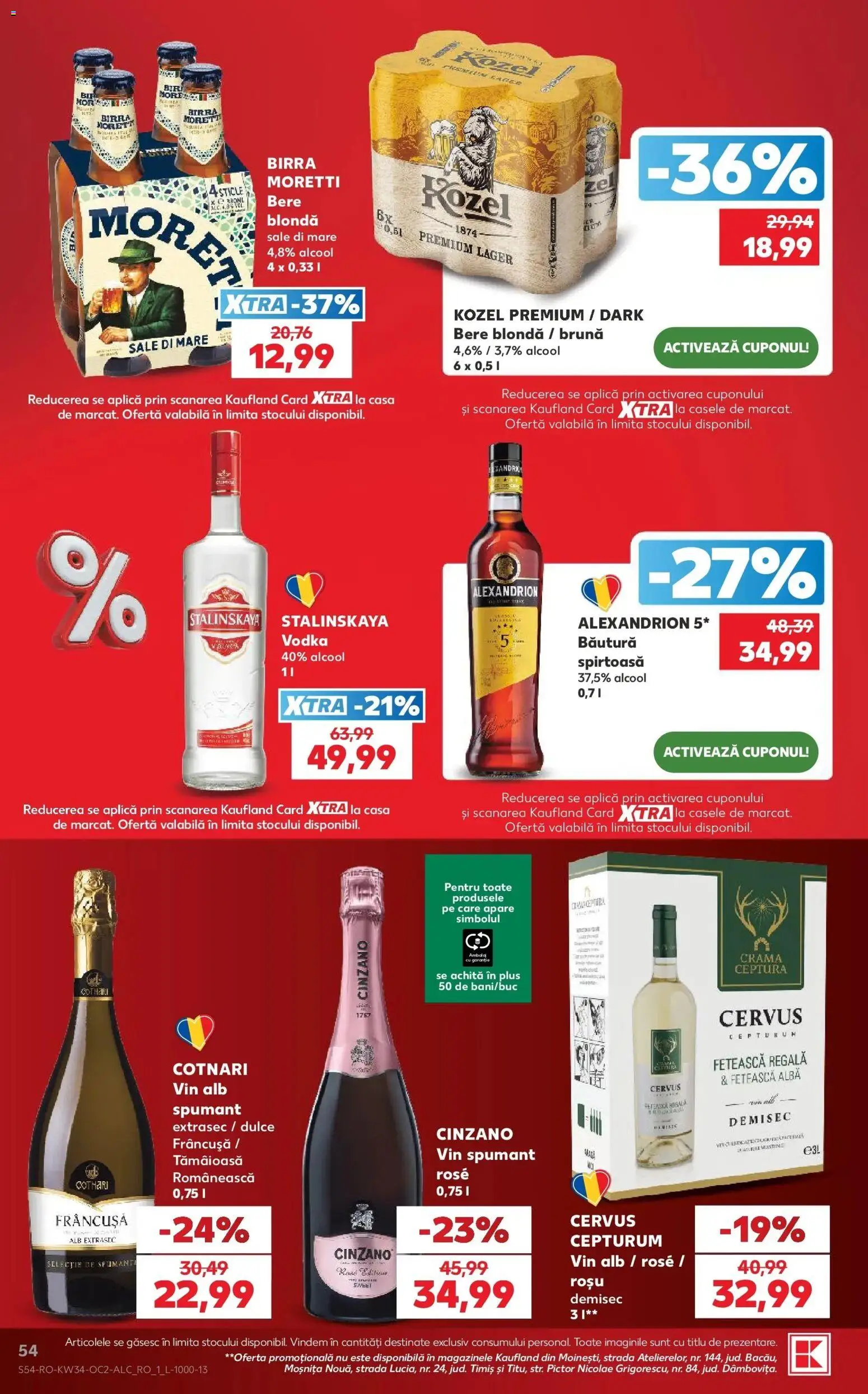 Catalog Kaufland 19 - 24 August 2026 | Pagina 54 | Produse: Premium, Aplică, Vin spumant rose, Plus