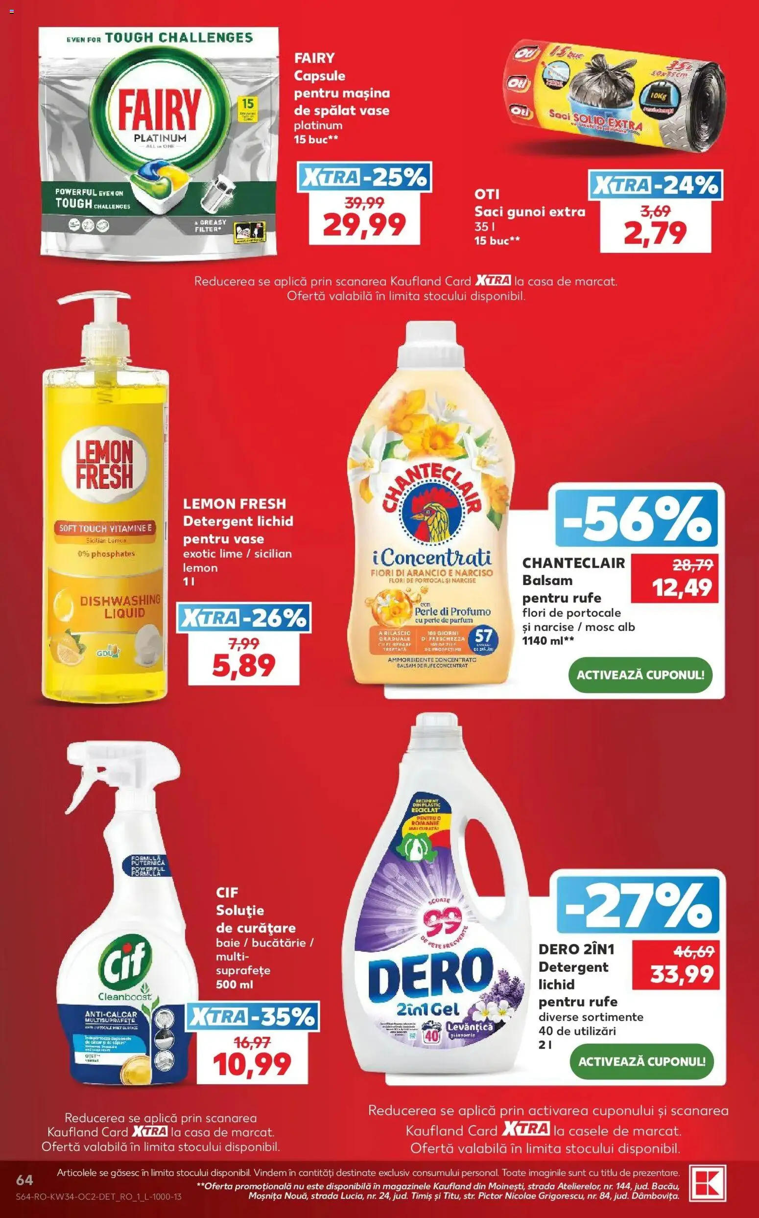Catalog Kaufland 19 - 24 August 2026 | Pagina 64 | Produse: Aplică, Bucătărie, Parfum, Detergent
