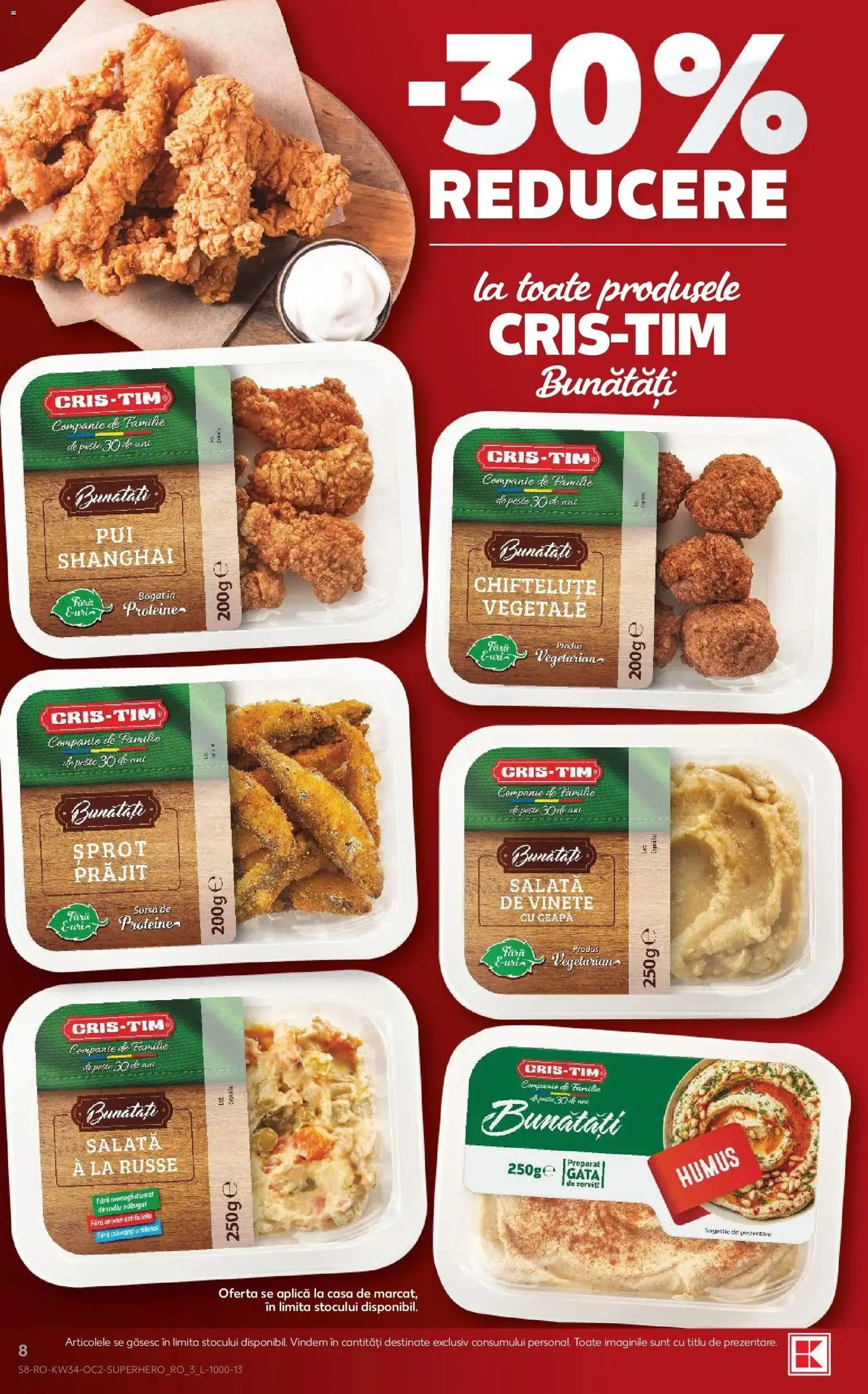 Catalog Kaufland 19 - 24 August 2026 | Pagina 8 | Produse: Proteine, Pește, Salată, Ceapă