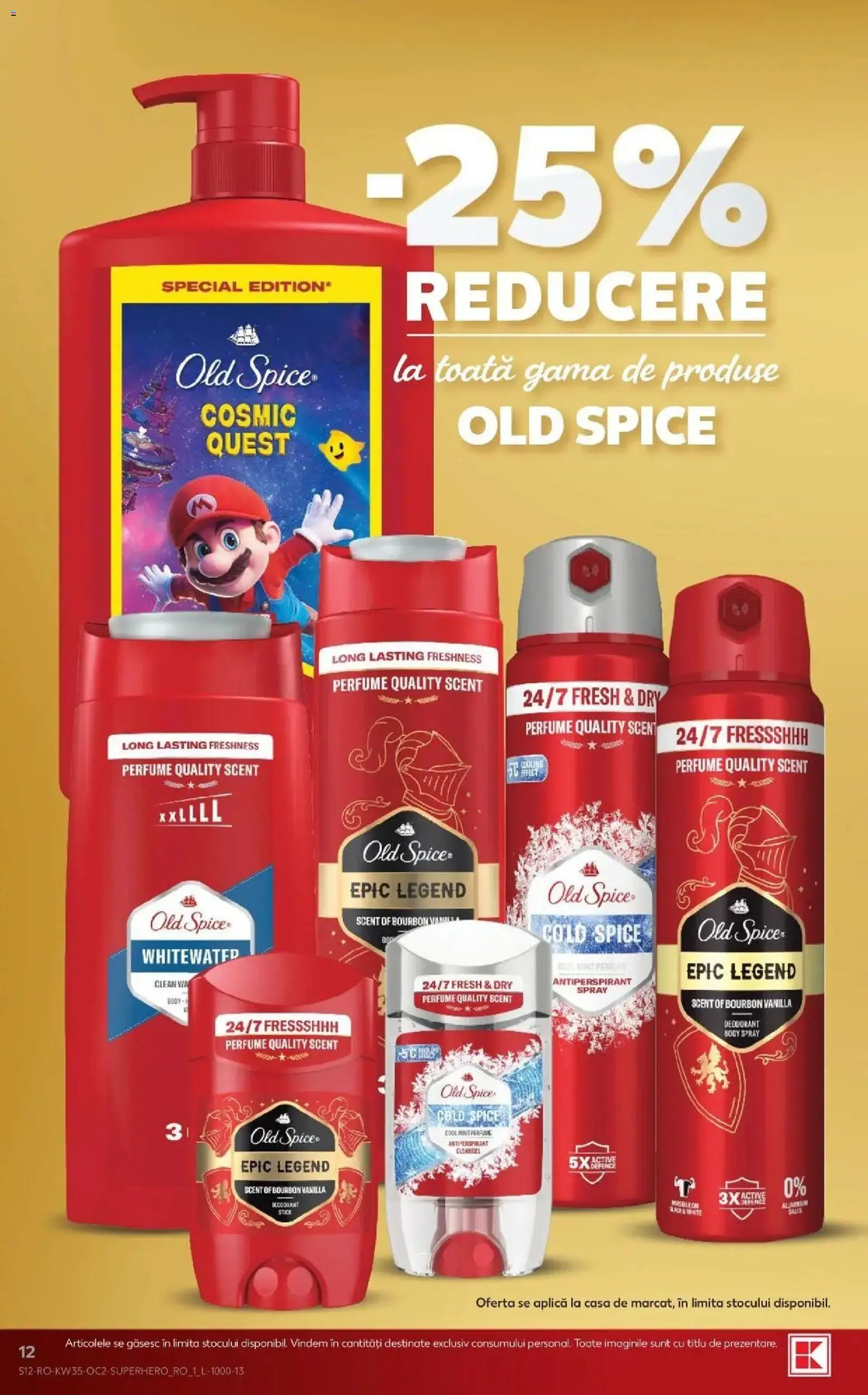 Catalog Kaufland 26 - 31 August 2026 | Pagina 12 | Produse: Aplică, Body, Active, Deodorant
