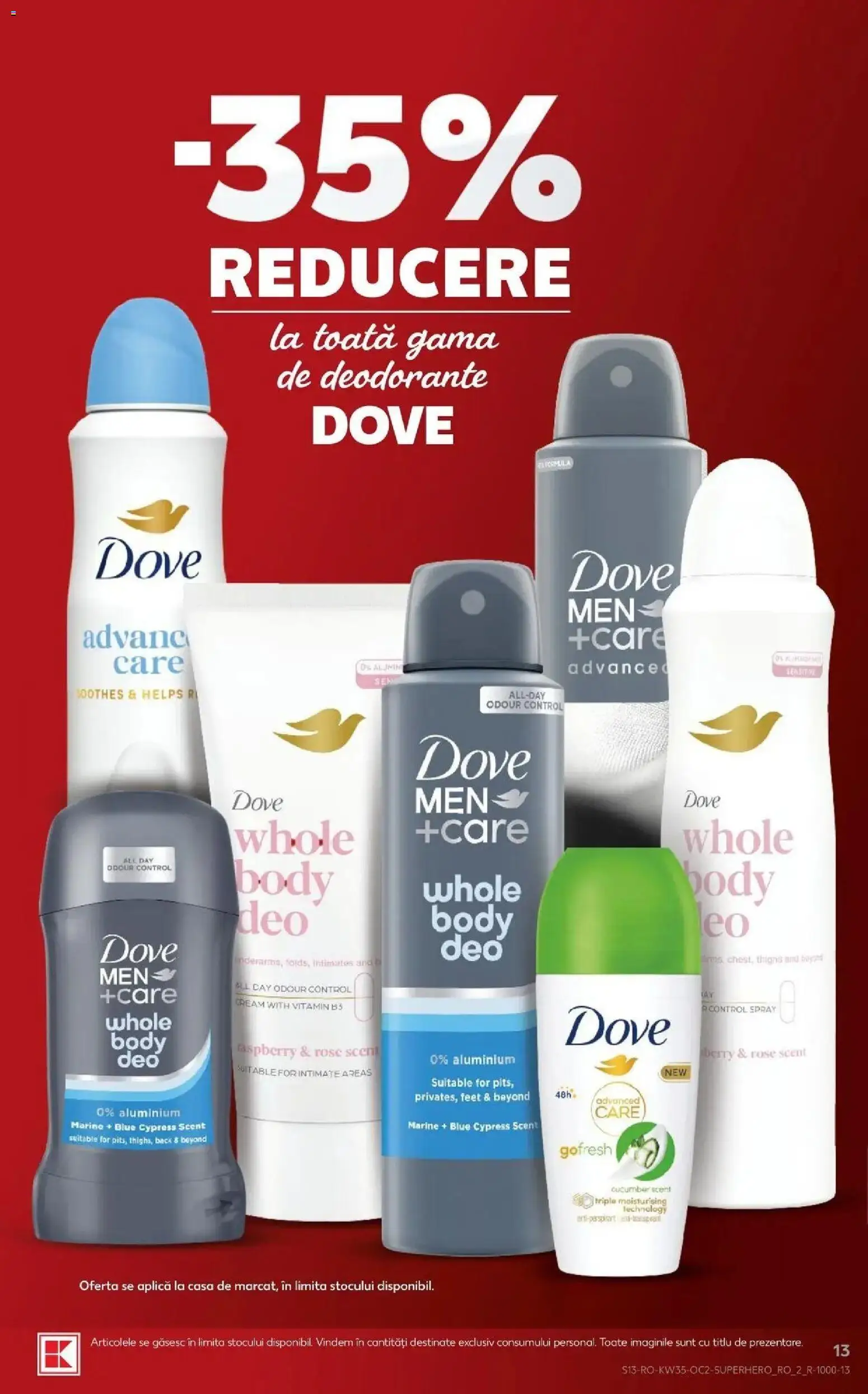 Catalog Kaufland 26 - 31 August 2026 | Pagina 13 | Produse: Aplică, Body, Antiperspirant