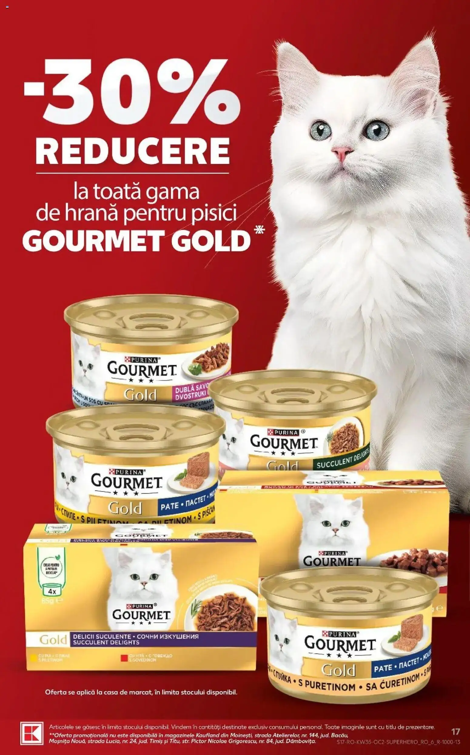 Catalog Kaufland 26 - 31 August 2026 | Pagina 17 | Produse: Aplică, Hrană pentru pisici, Sos