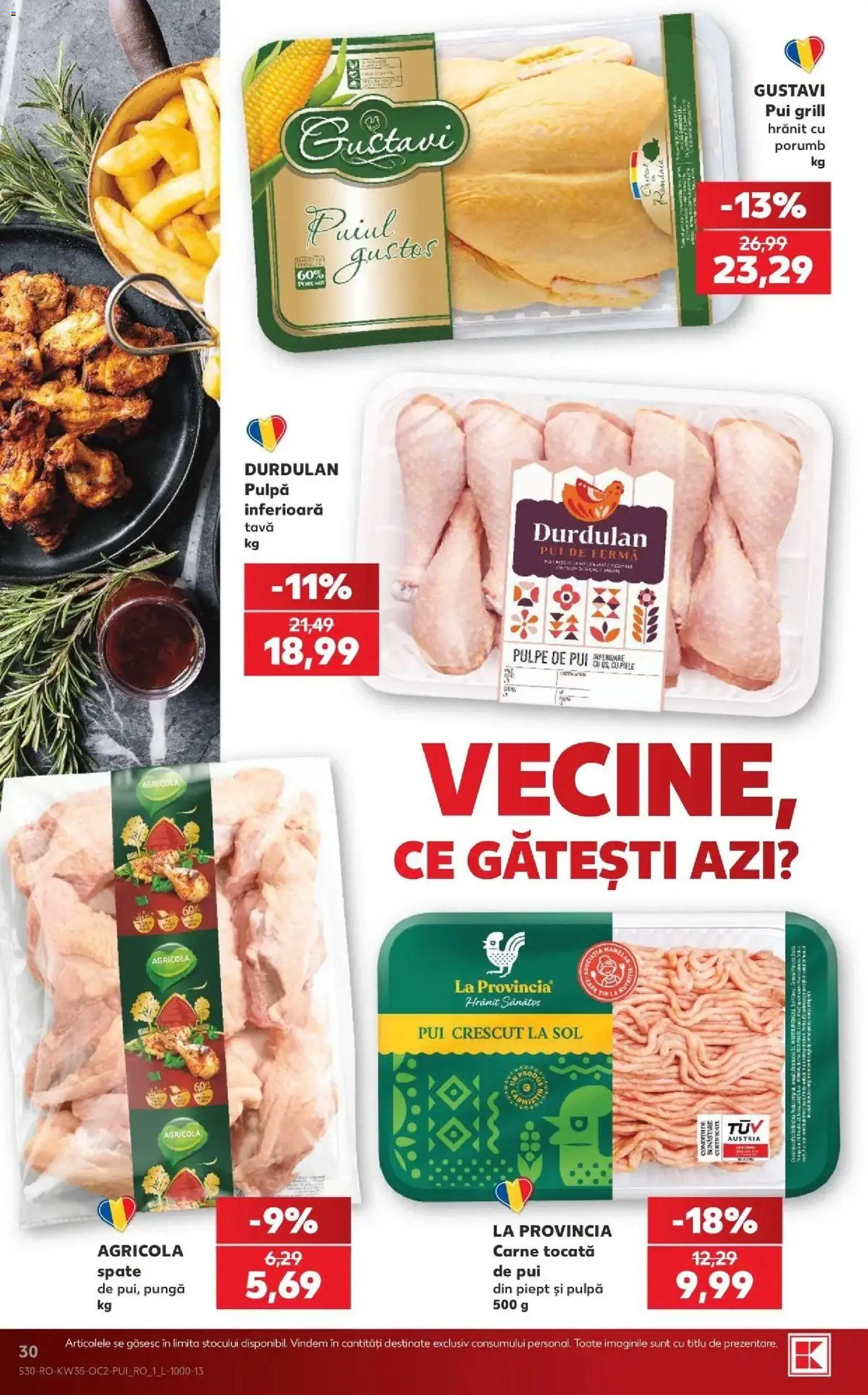 Catalog Kaufland 26 - 31 August 2026 | Pagina 30 | Produse: Grill, Agricola, Pui, Porumb
