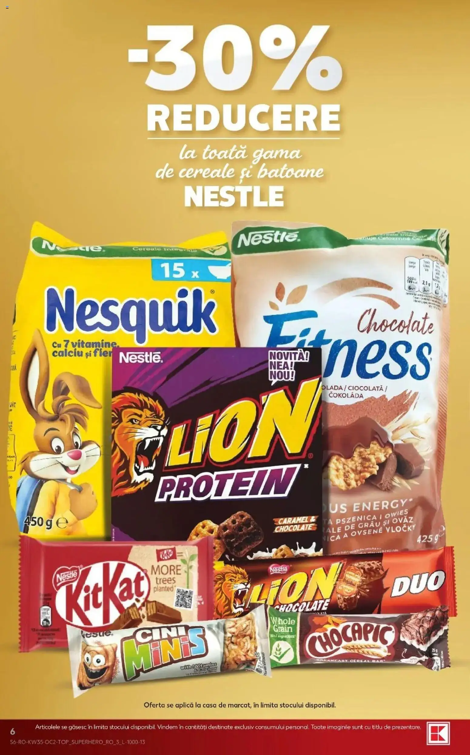 Catalog Kaufland 26 - 31 August 2026 | Pagina 6 | Produse: Fier, Aplică, Ciocolată, Cereale