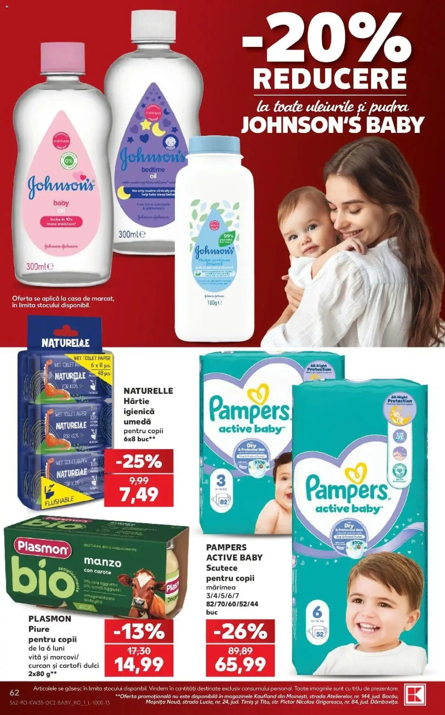 Catalog Kaufland 26 - 31 August 2026 | Pagina 62 | Produse: Vită, Baby, Pampers, Cartofi dulci