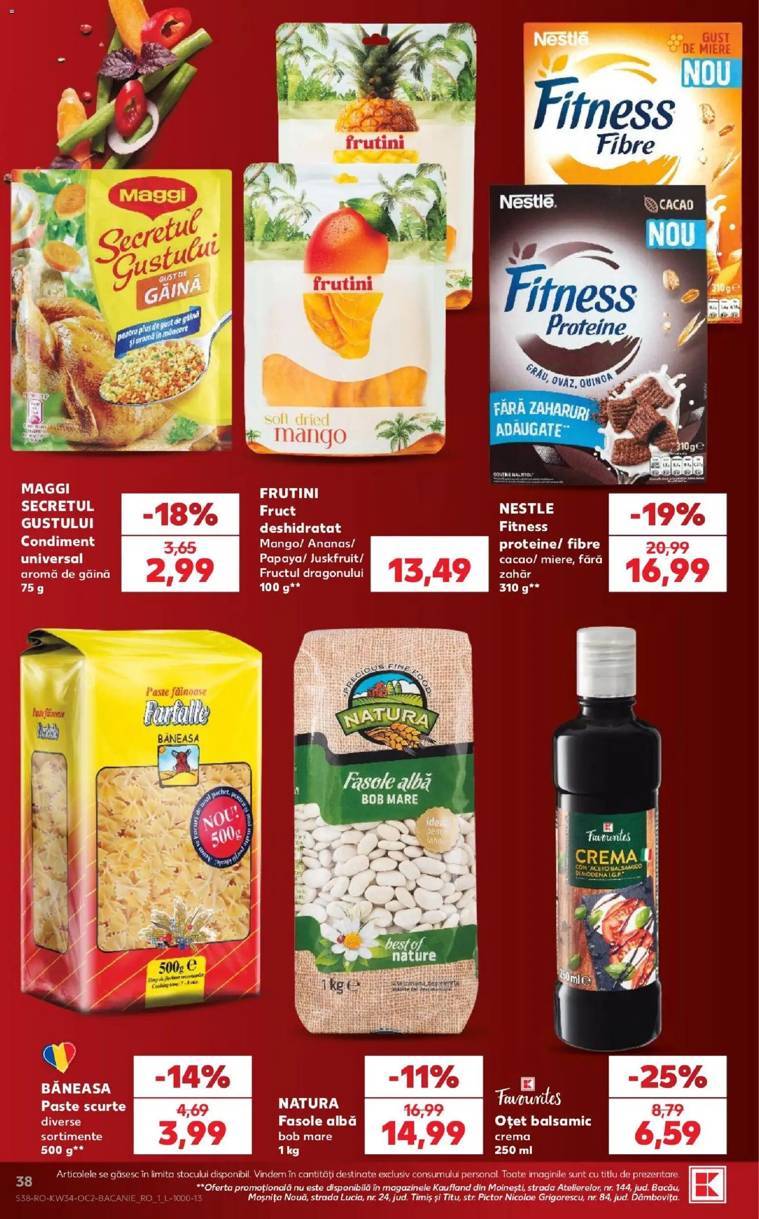 Catalog Kaufland 19 - 24 August 2026 | Pagina 38 | Produse: Alba, Cremă, Paste, Fasole albă