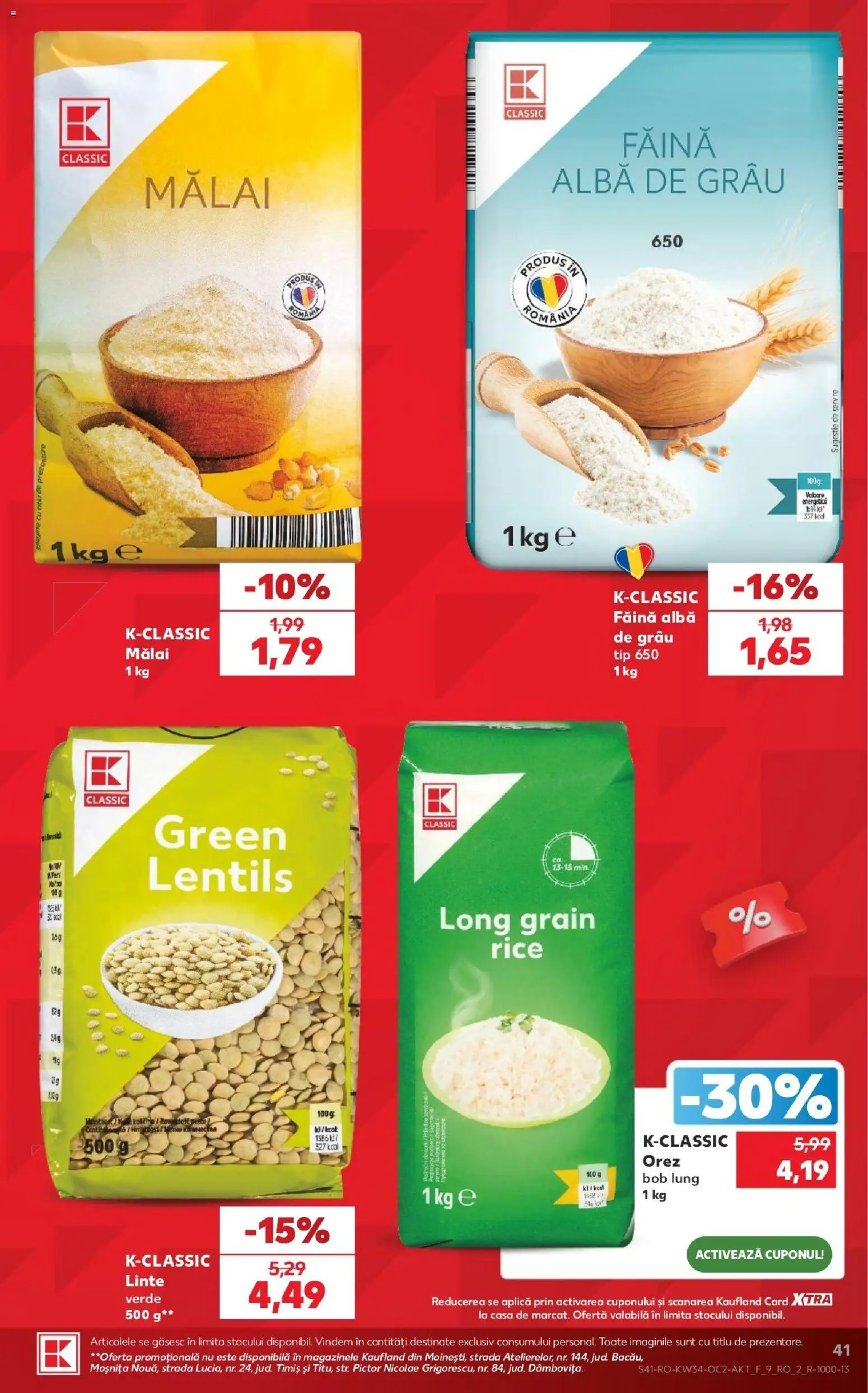 Catalog Kaufland 19 - 24 August 2026 | Pagina 41 | Produse: Alba, Aplică, Orez, Tip