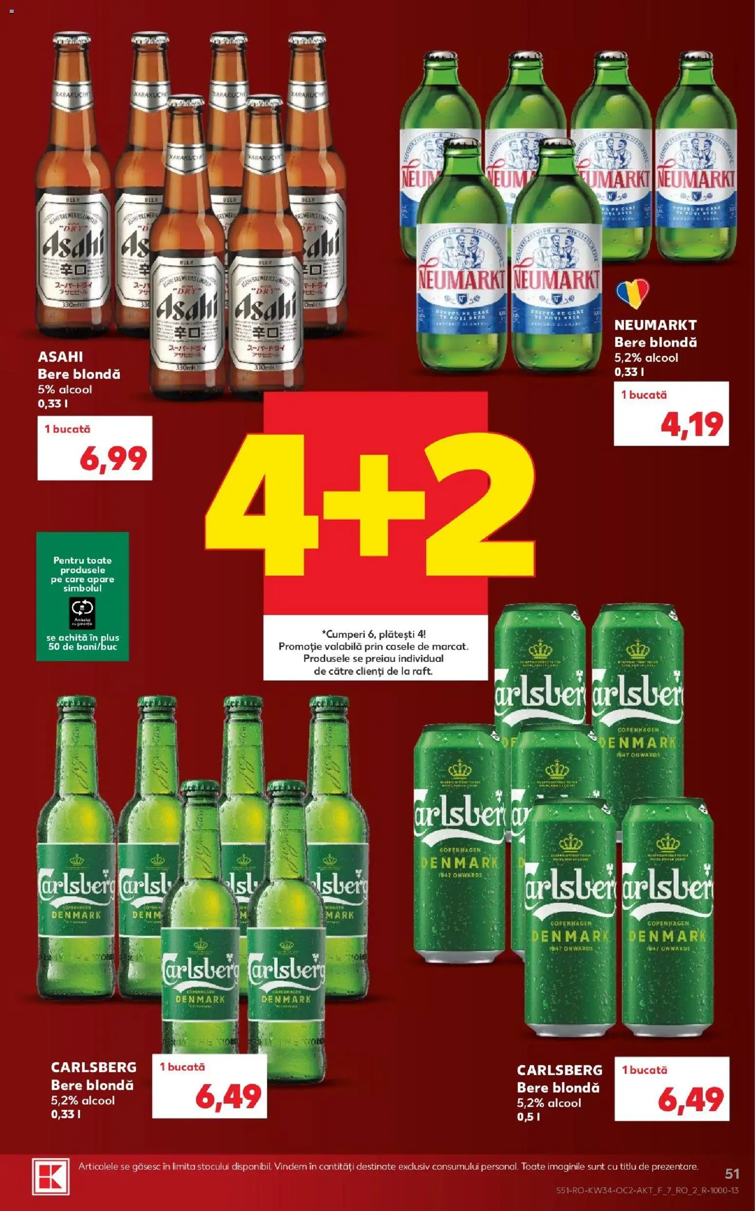 Catalog Kaufland 19 - 24 August 2026 | Pagina 51 | Produse: Raft, Bere, Plus
