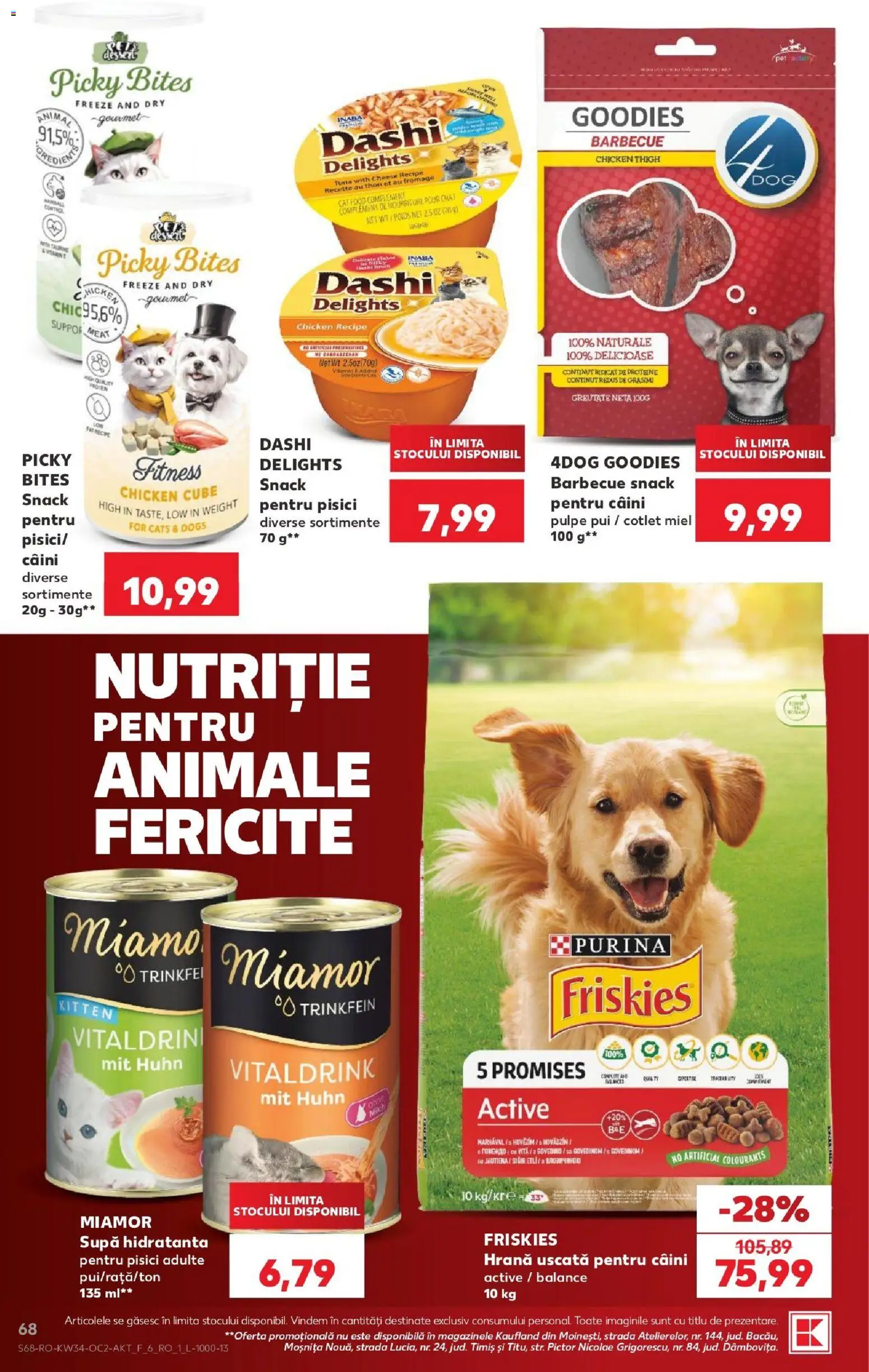 Catalog Kaufland 19 - 24 August 2026 | Pagina 68 | Produse: Proteine, Cotlet, Pui, Miel