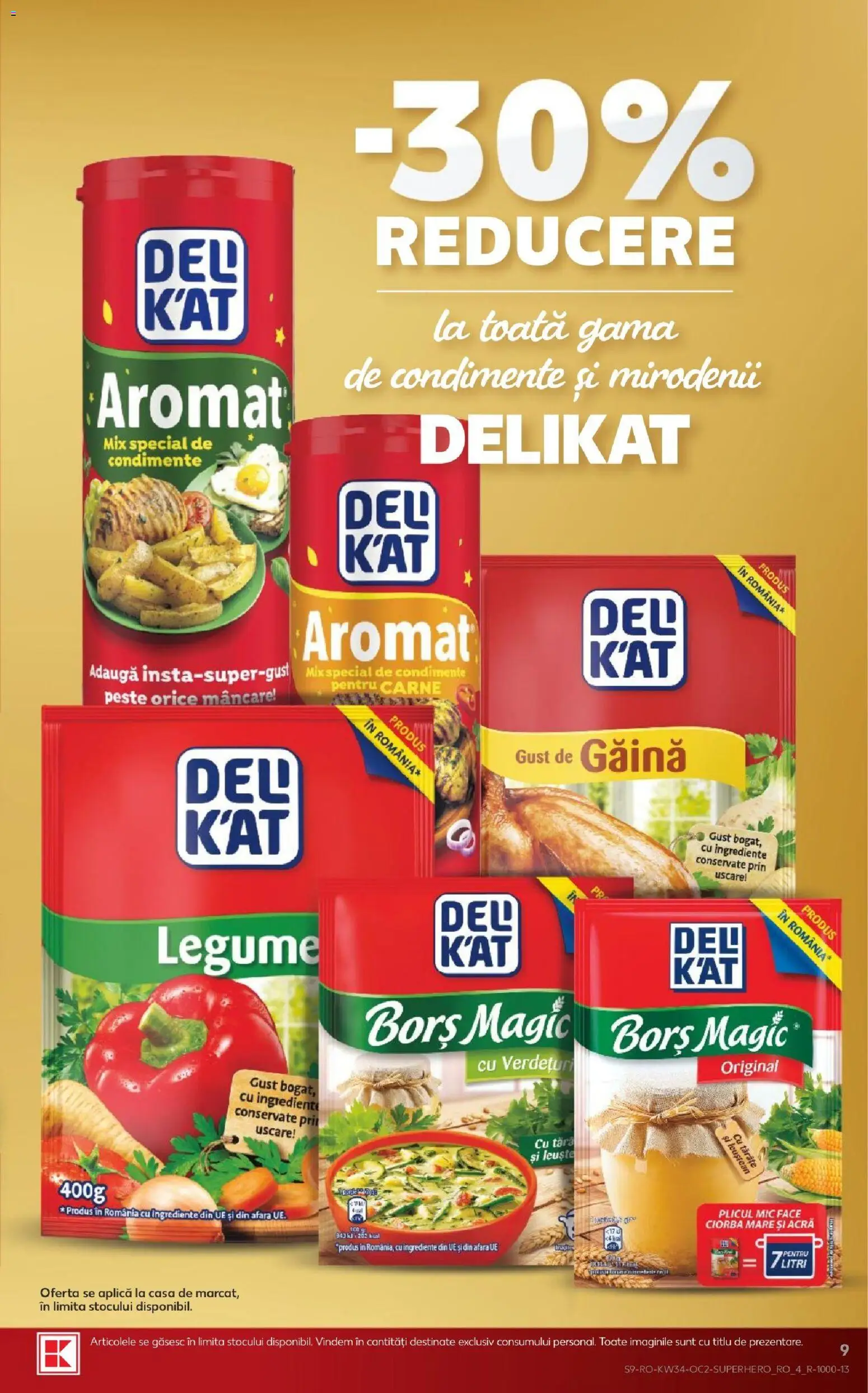 Catalog Kaufland 19 - 24 August 2026 | Pagina 9 | Produse: Ciorba, Aplică, Borș, Pește